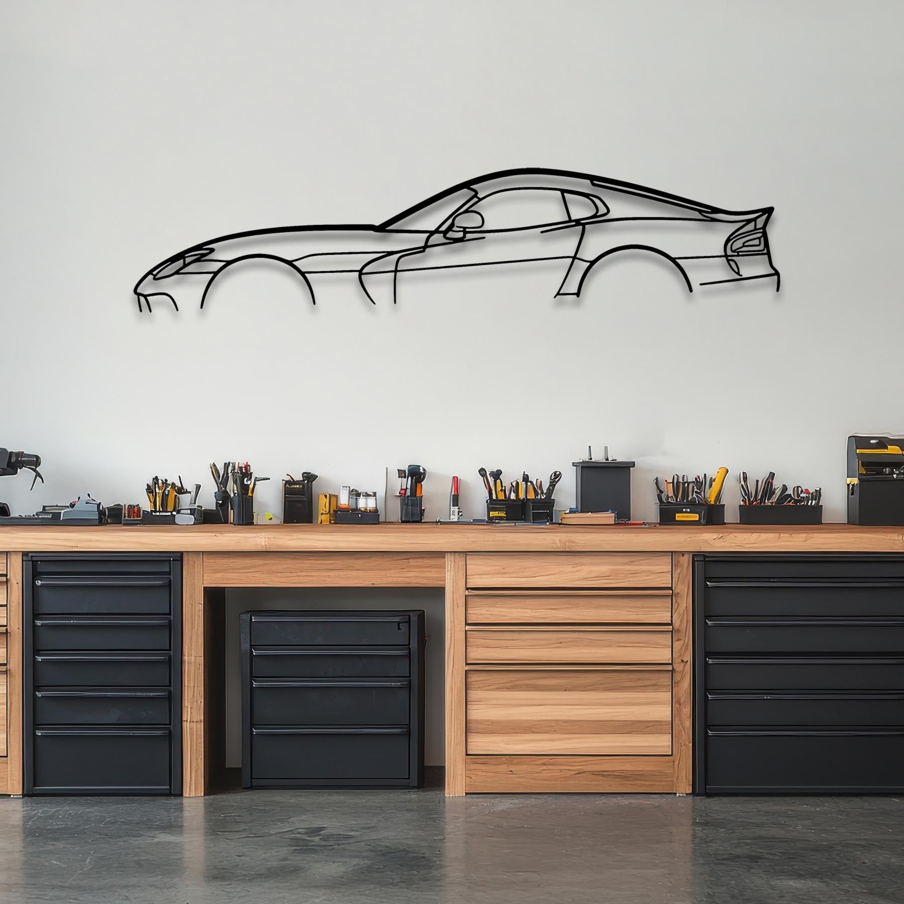 Viper Gen 5 Classic Silhouette Metal Wall Art