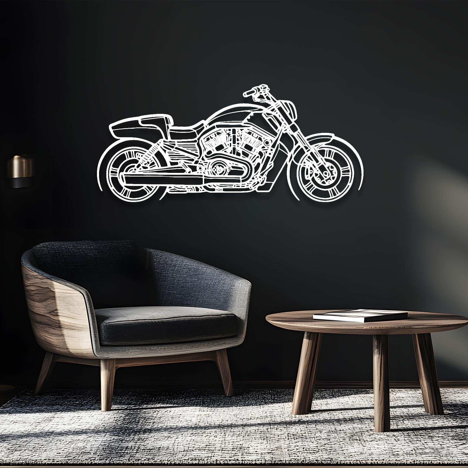 Vrod Muscle 2013 Silhouette Metal Wall Art