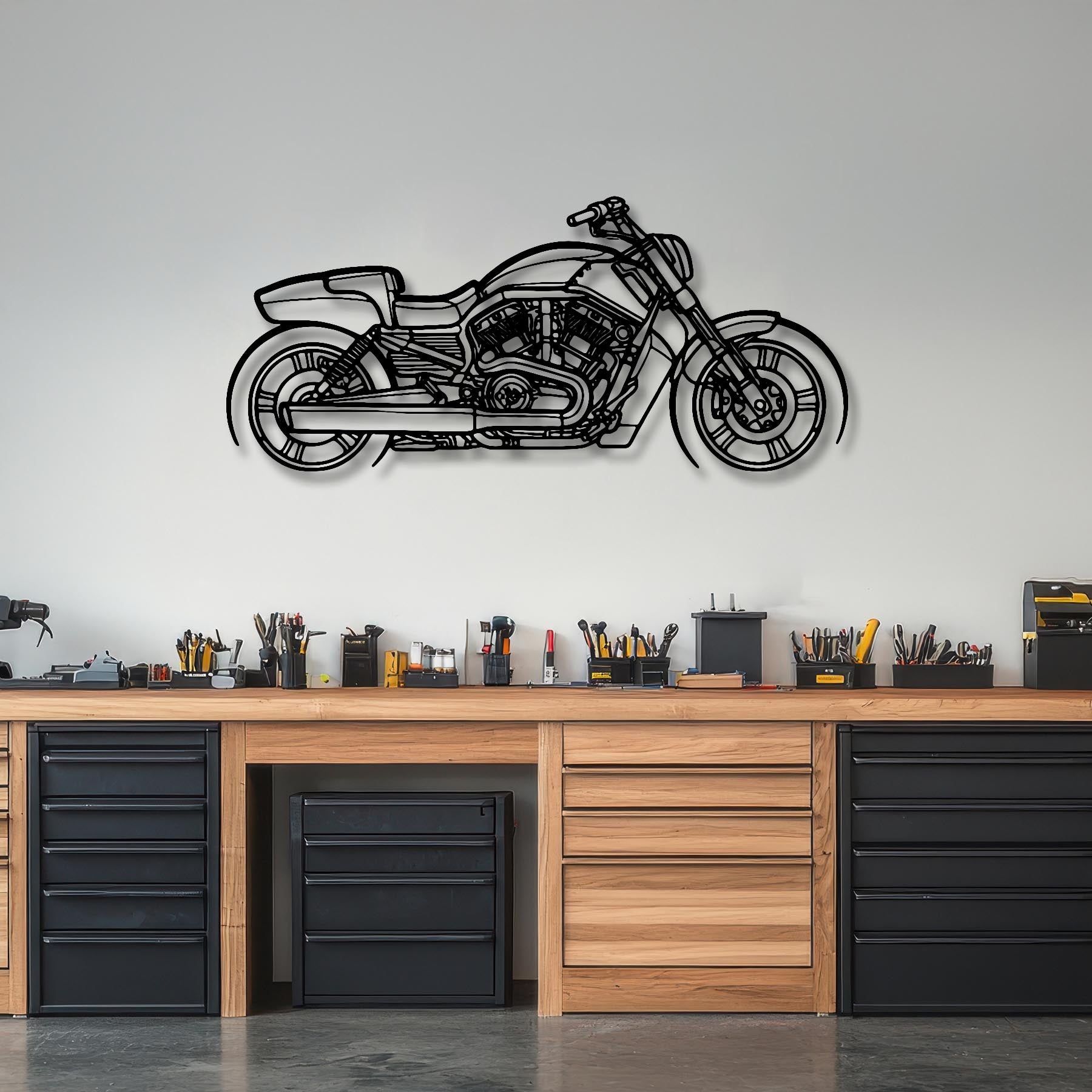 Vrod Muscle 2013 Silhouette Metal Wall Art