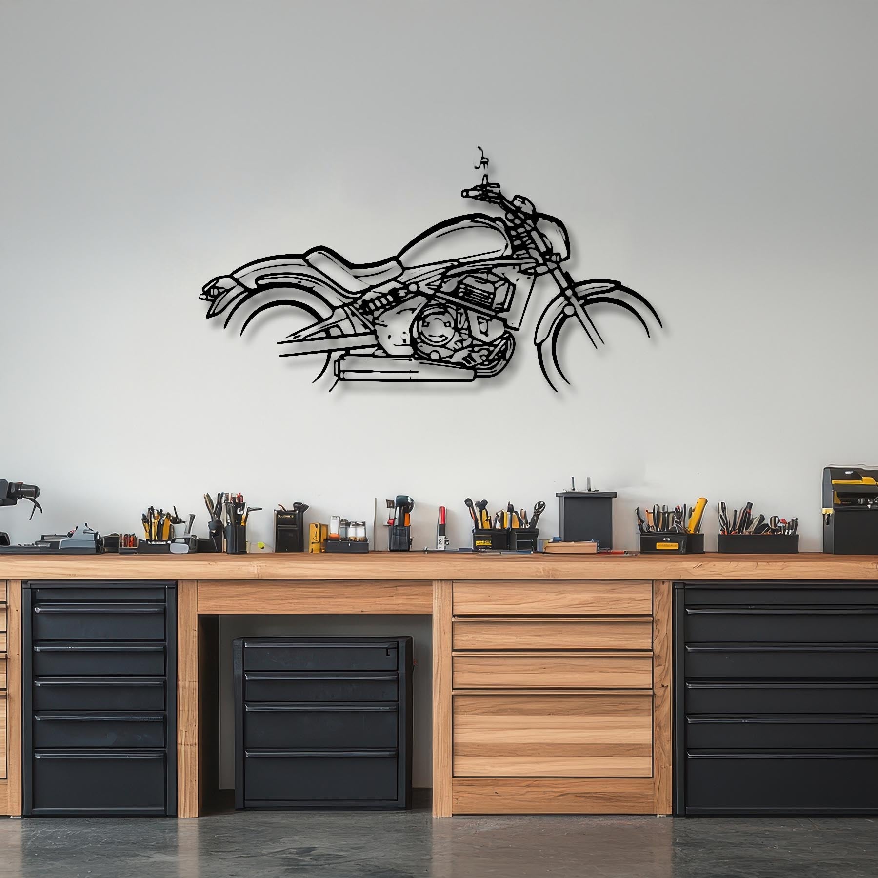 Vulcan S 2020 Silhouette Metal Wall Art