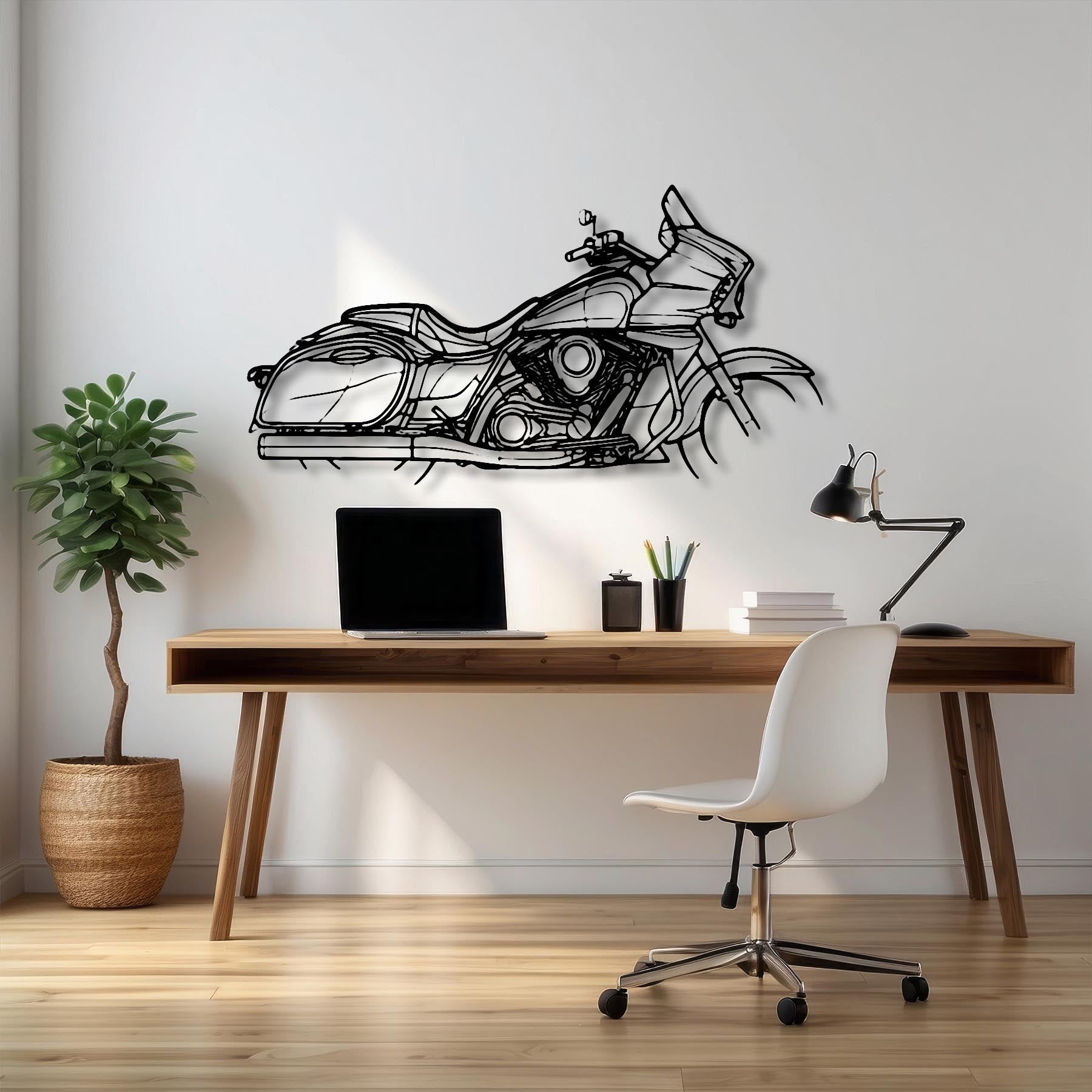 Vulcan Voyager 2014 Silhouette Metal Wall Art