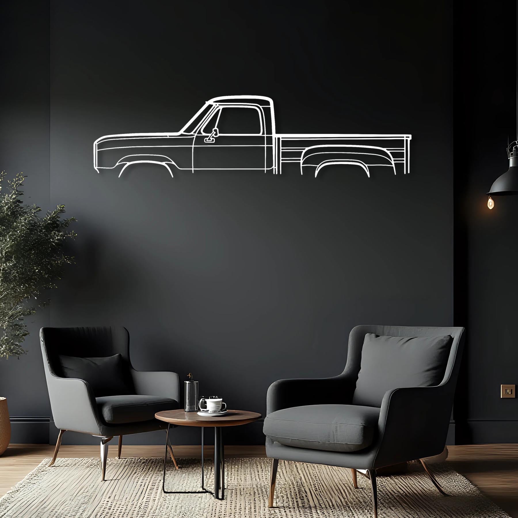 Warlock 1980 Classic Silhouette Metal Wall Art