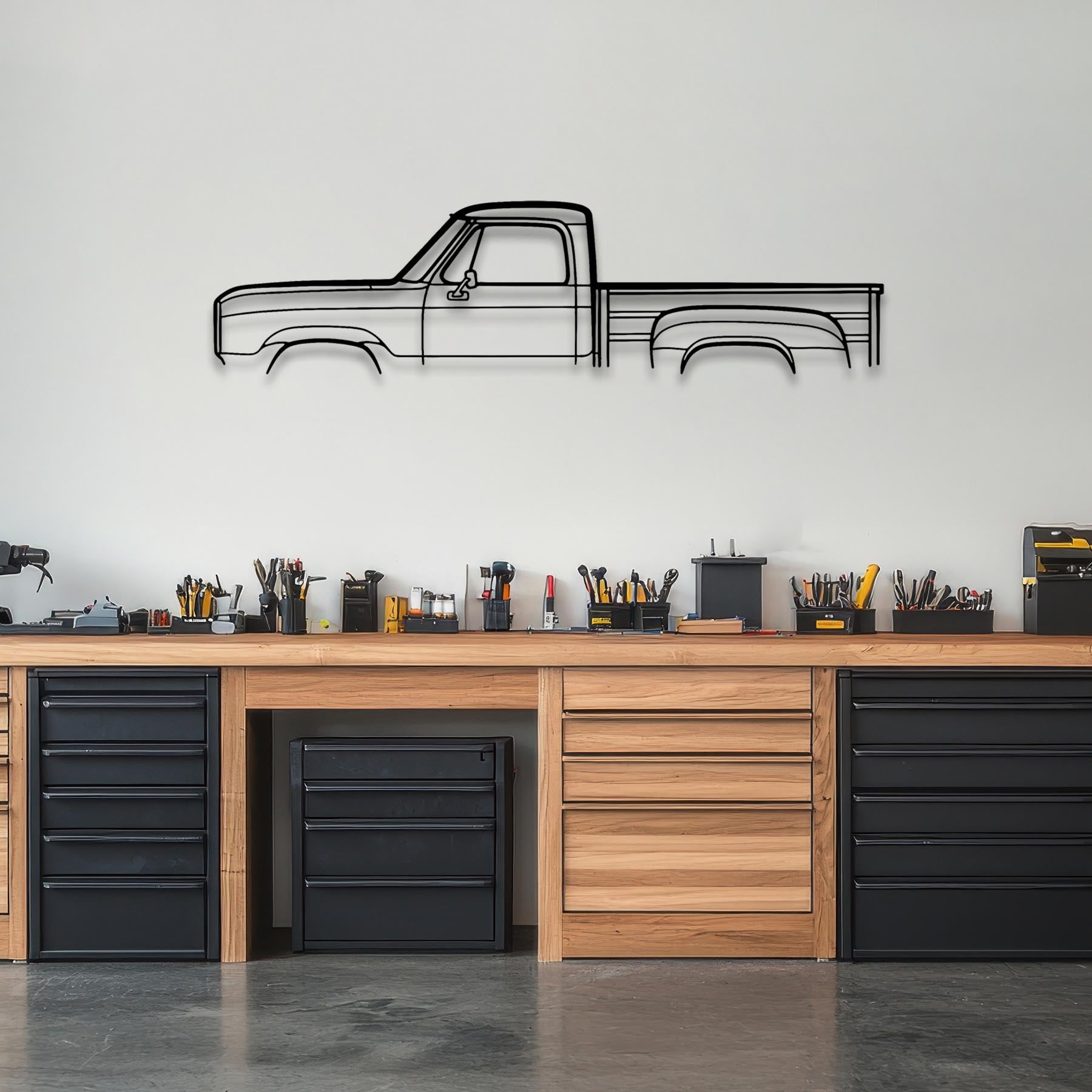 Warlock 1980 Classic Silhouette Metal Wall Art