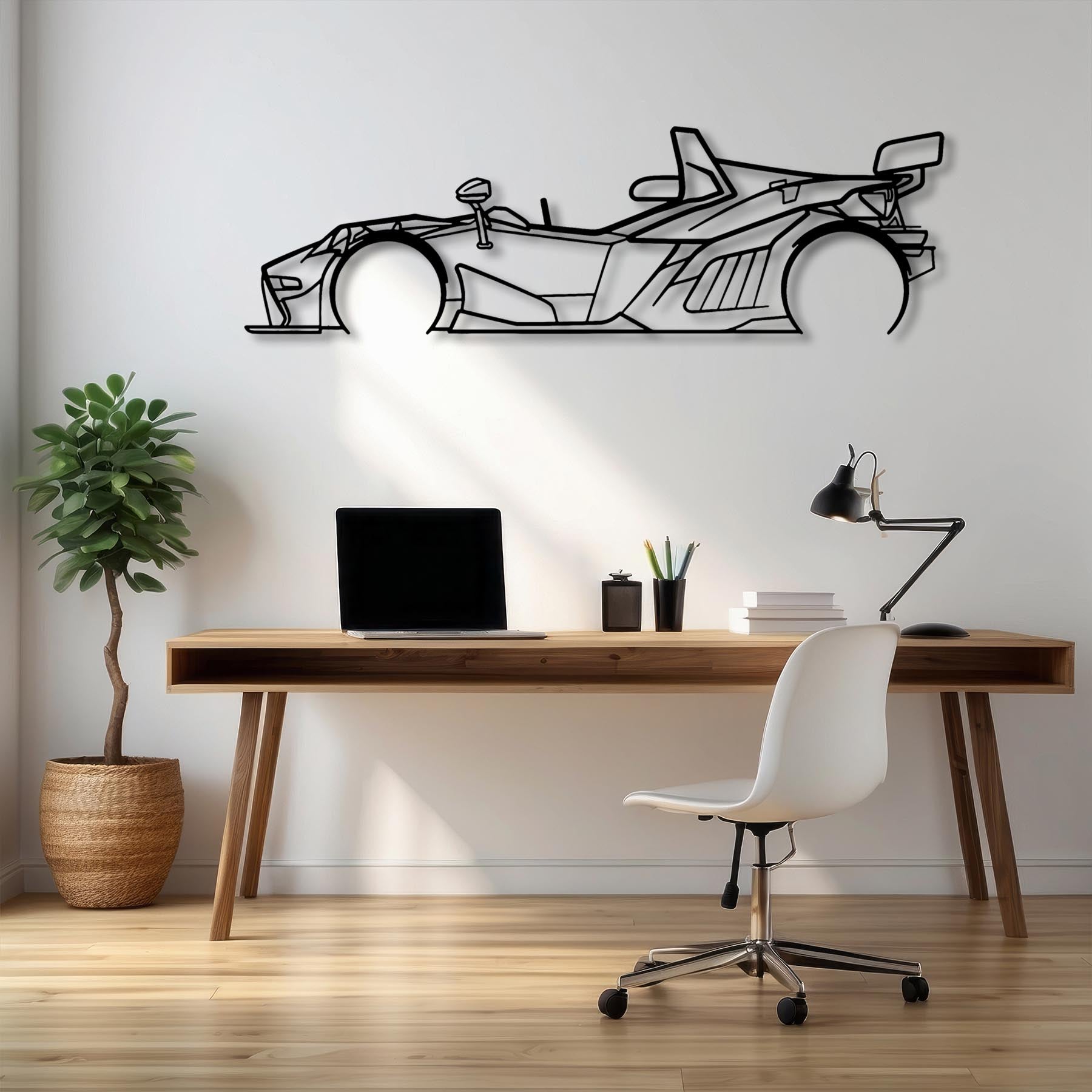 X-Bow Silhouette Metal Wall Art