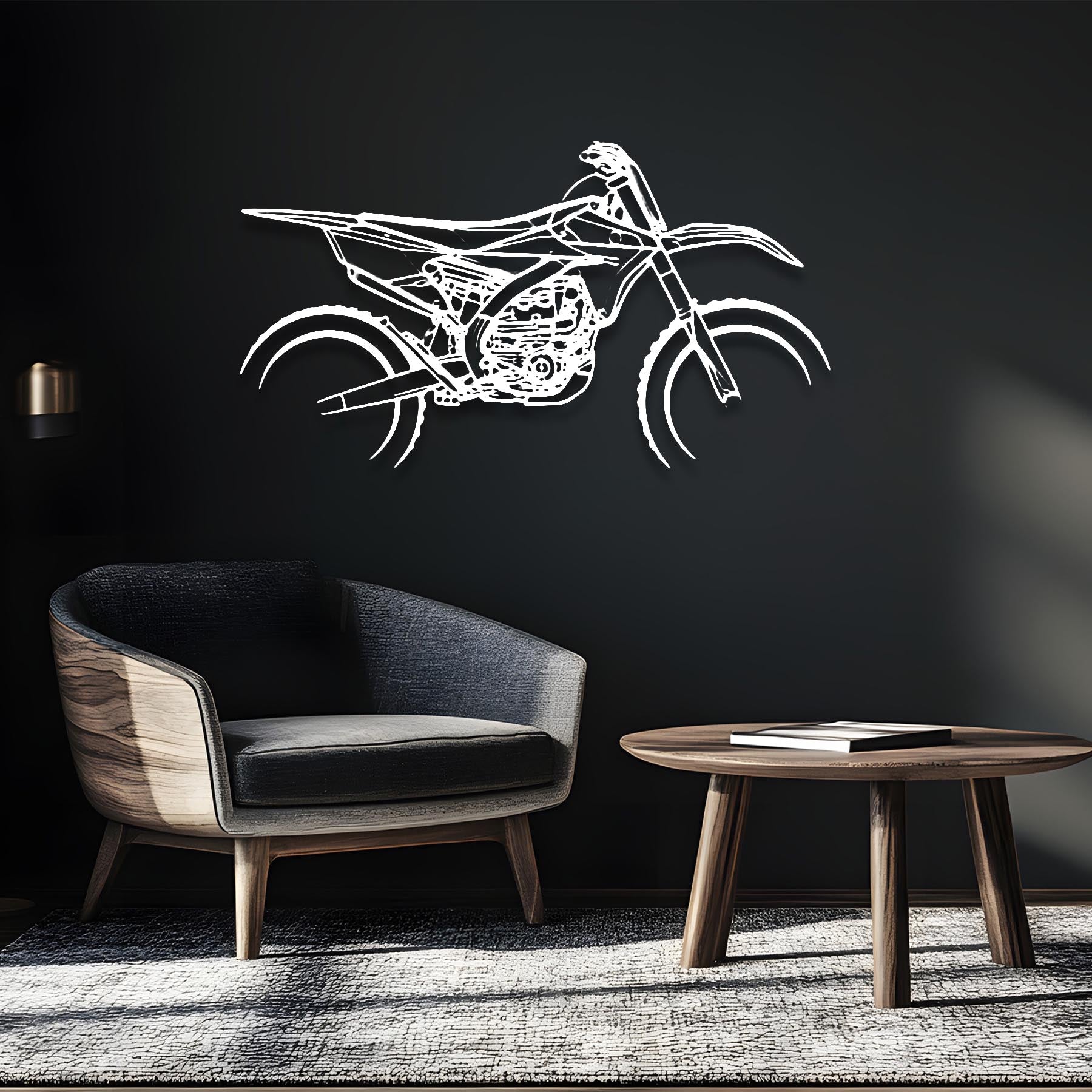 YZ-250-FX 2019 Silhouette Metal Wall Art