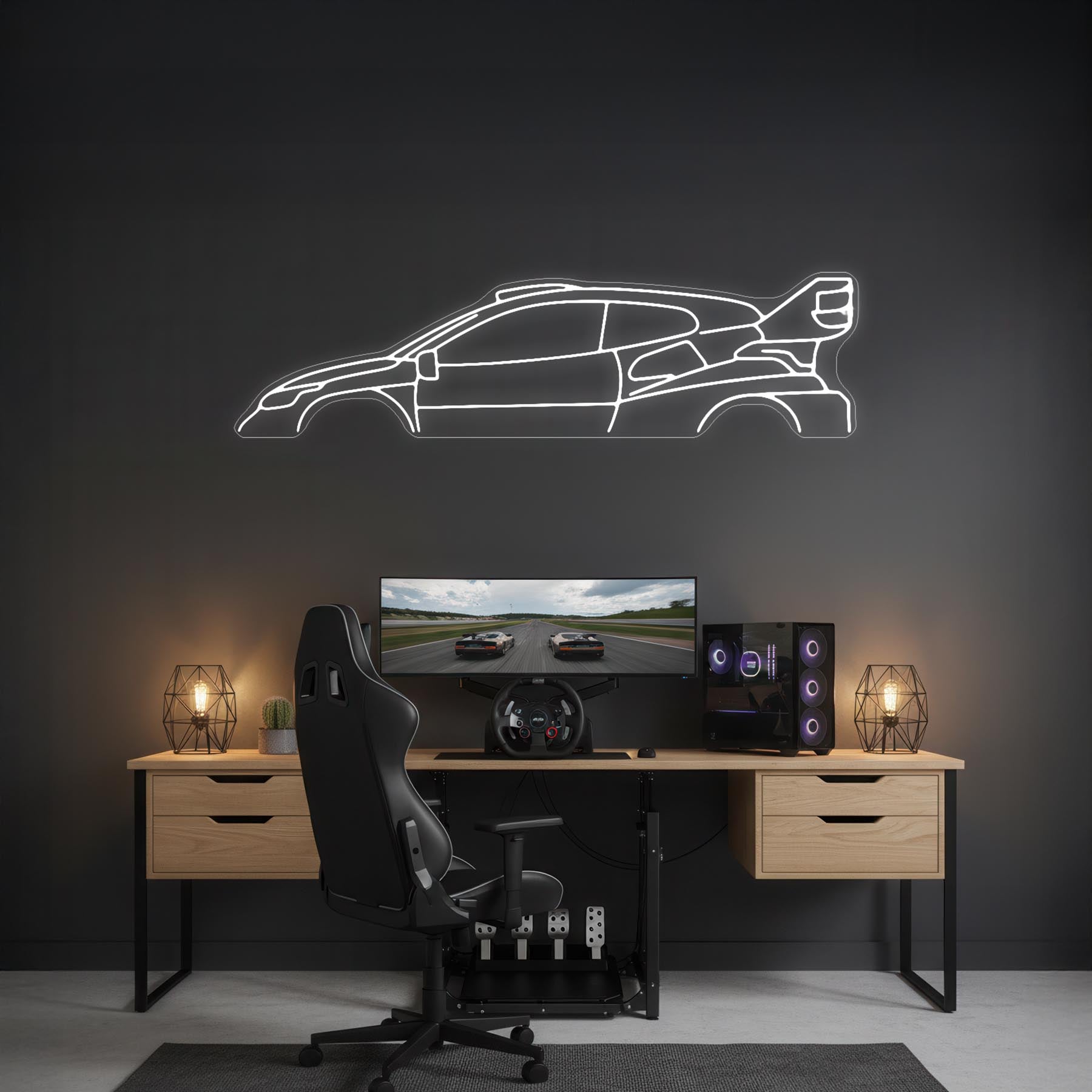 Yaris GR WRC Neon Silhouette