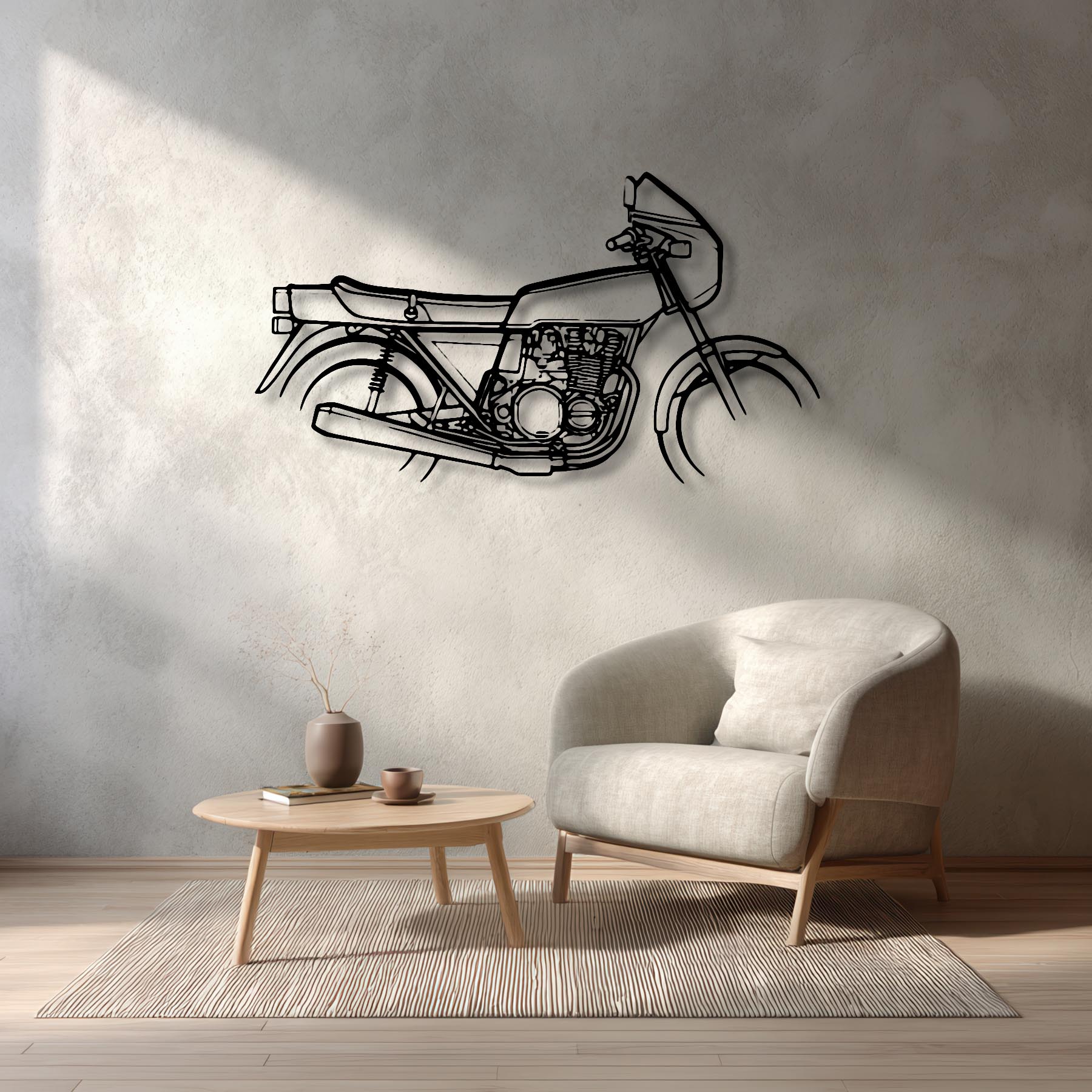 Z1R 1978 Silhouette Metal Wall Art