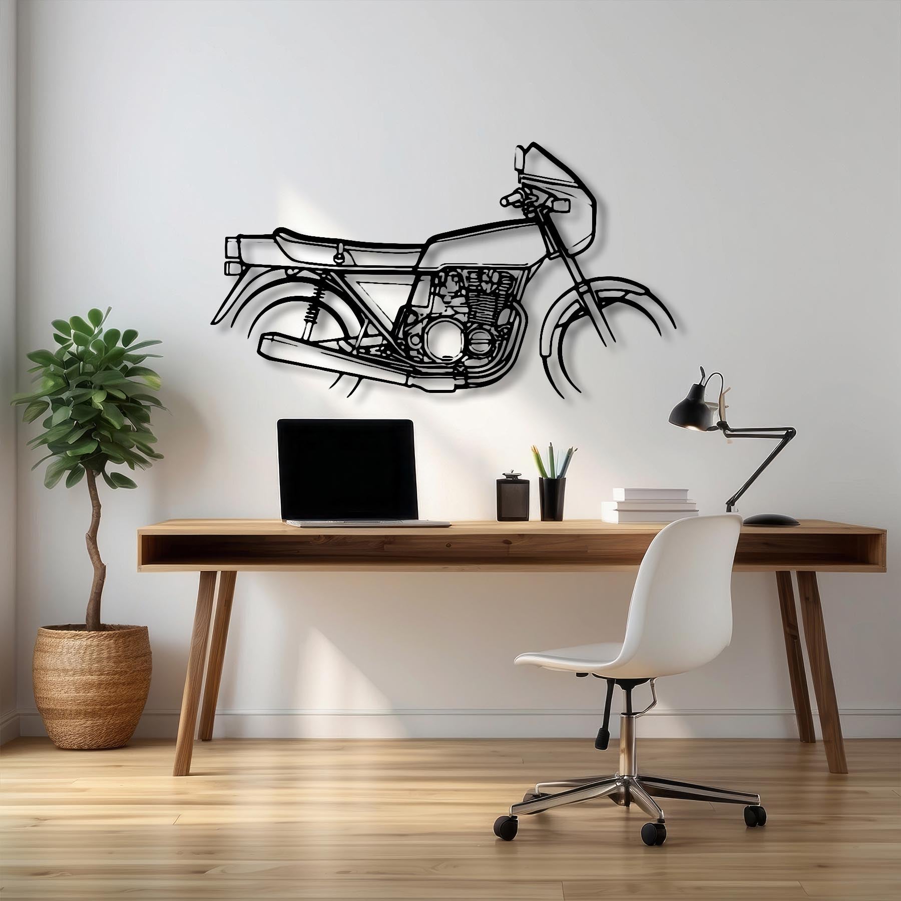 Z1R 1978 Silhouette Metal Wall Art