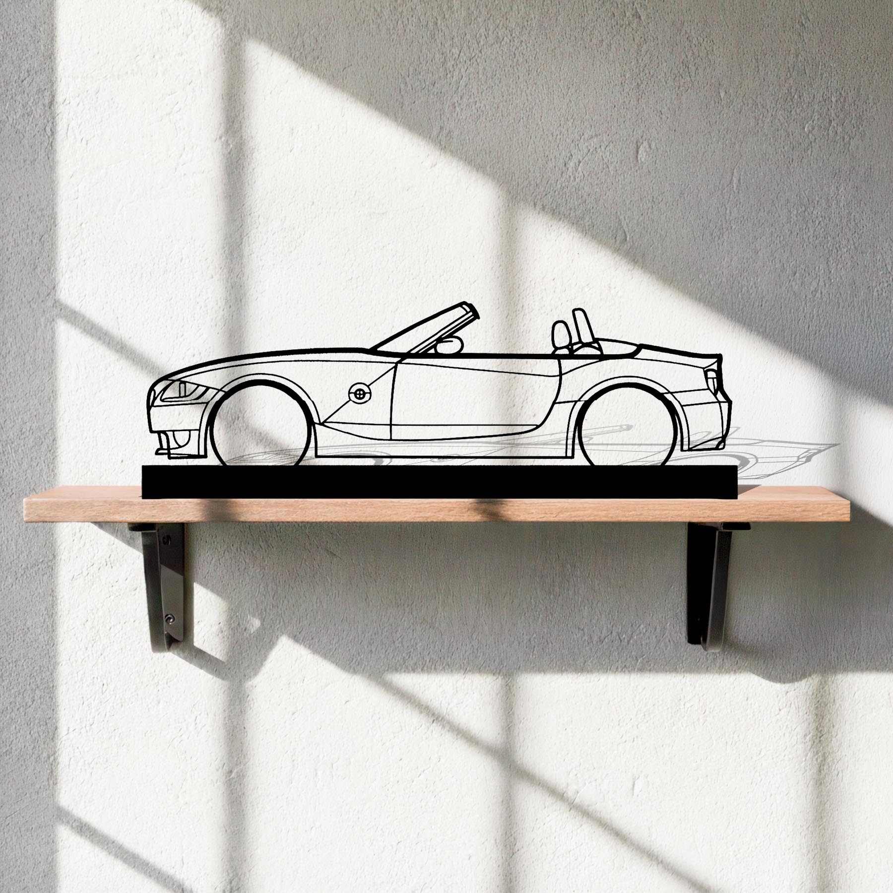 Z4M Roadster e85 Silhouette Metal Art Stand