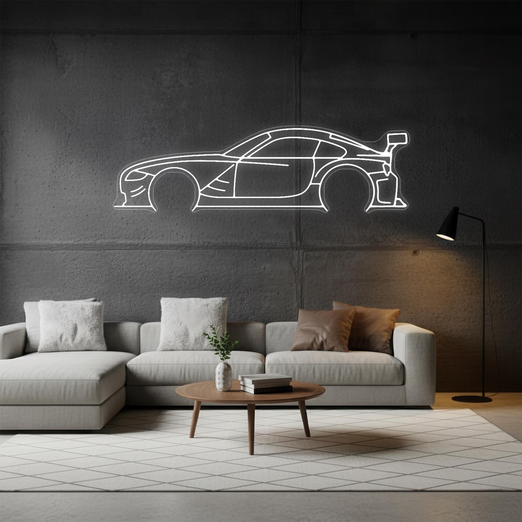 Z4 GTR Detailed Neon Silhouette