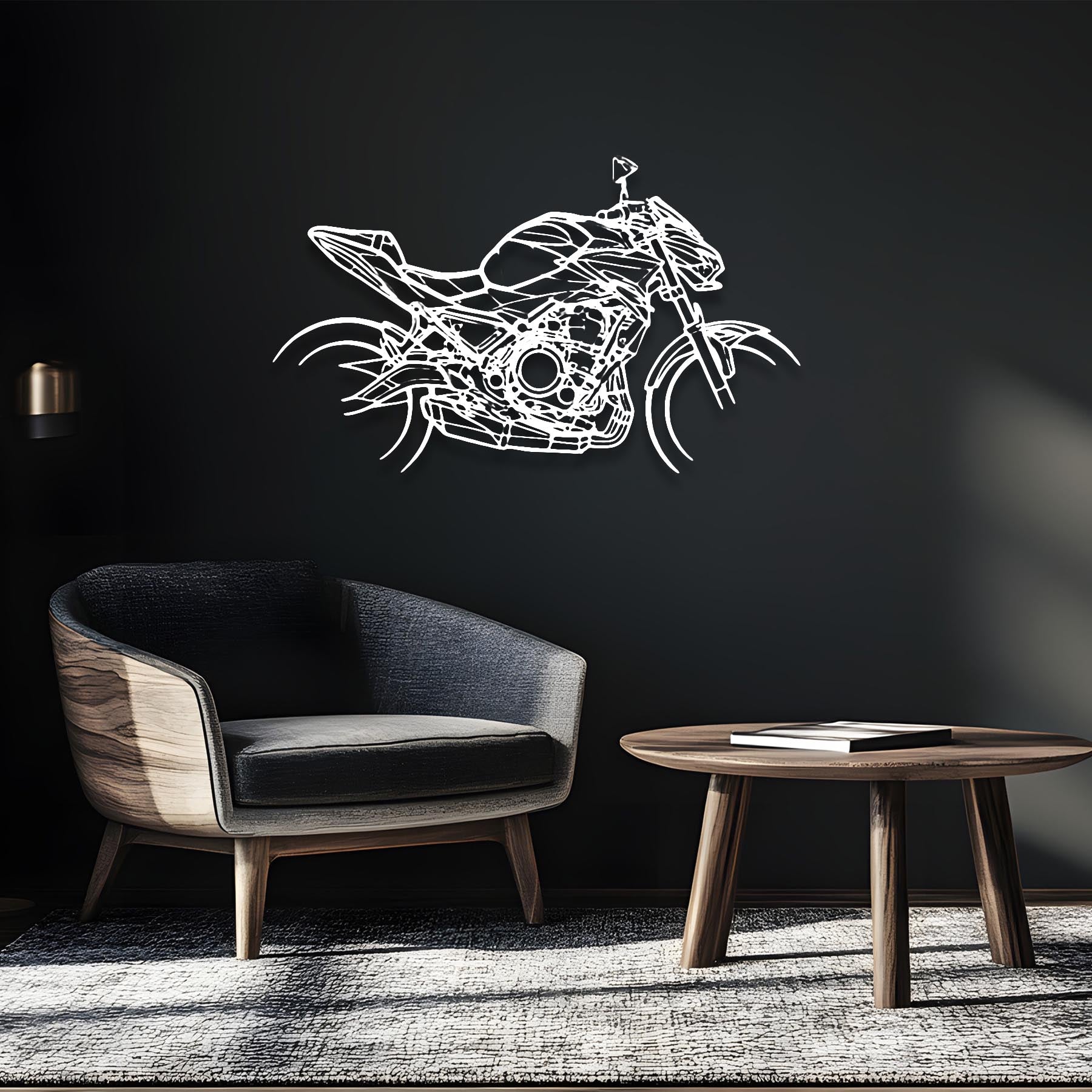 Z650 2023 Silhouette Metal Wall Art