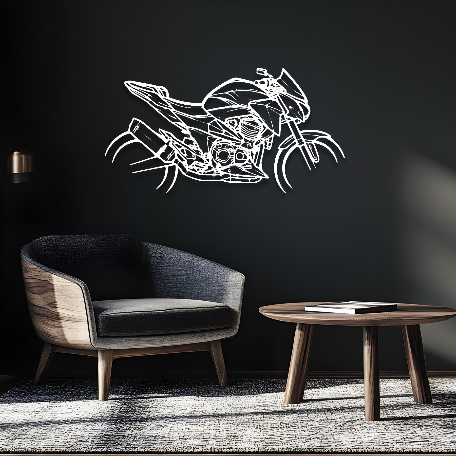 Z800 2017 Silhouette Metal Wall Art