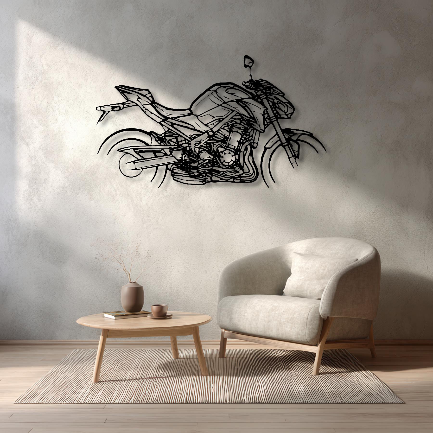 Z900 2017 Silhouette Metal Wall Art