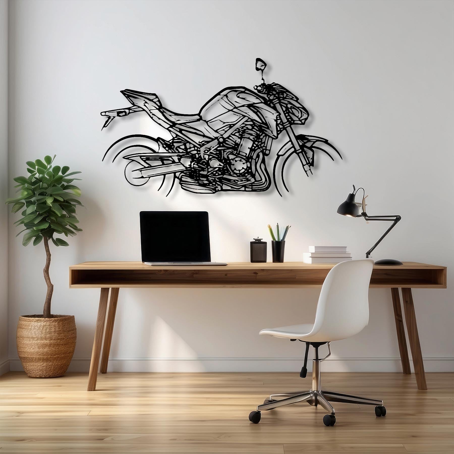 Z900 2017 Silhouette Metal Wall Art