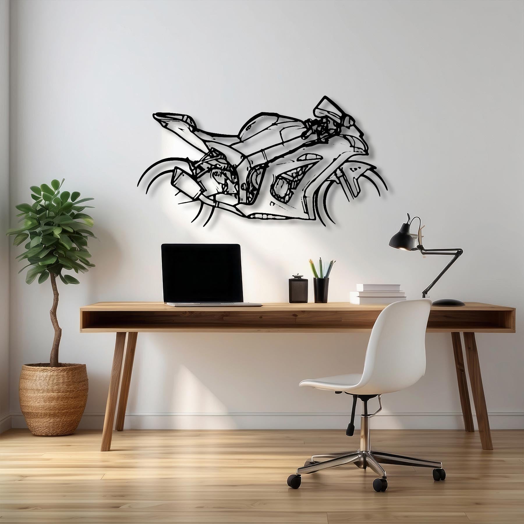 ZX10R KRT 2017 Silhouette Metal Wall Art