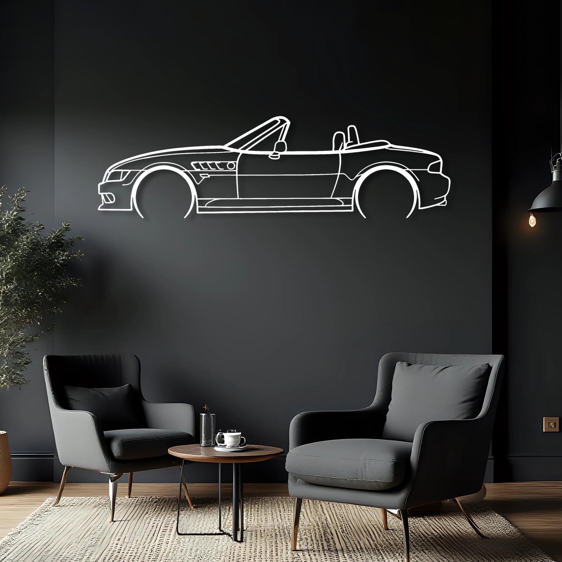 z3 Detailed Silhouette Metal Wall Art