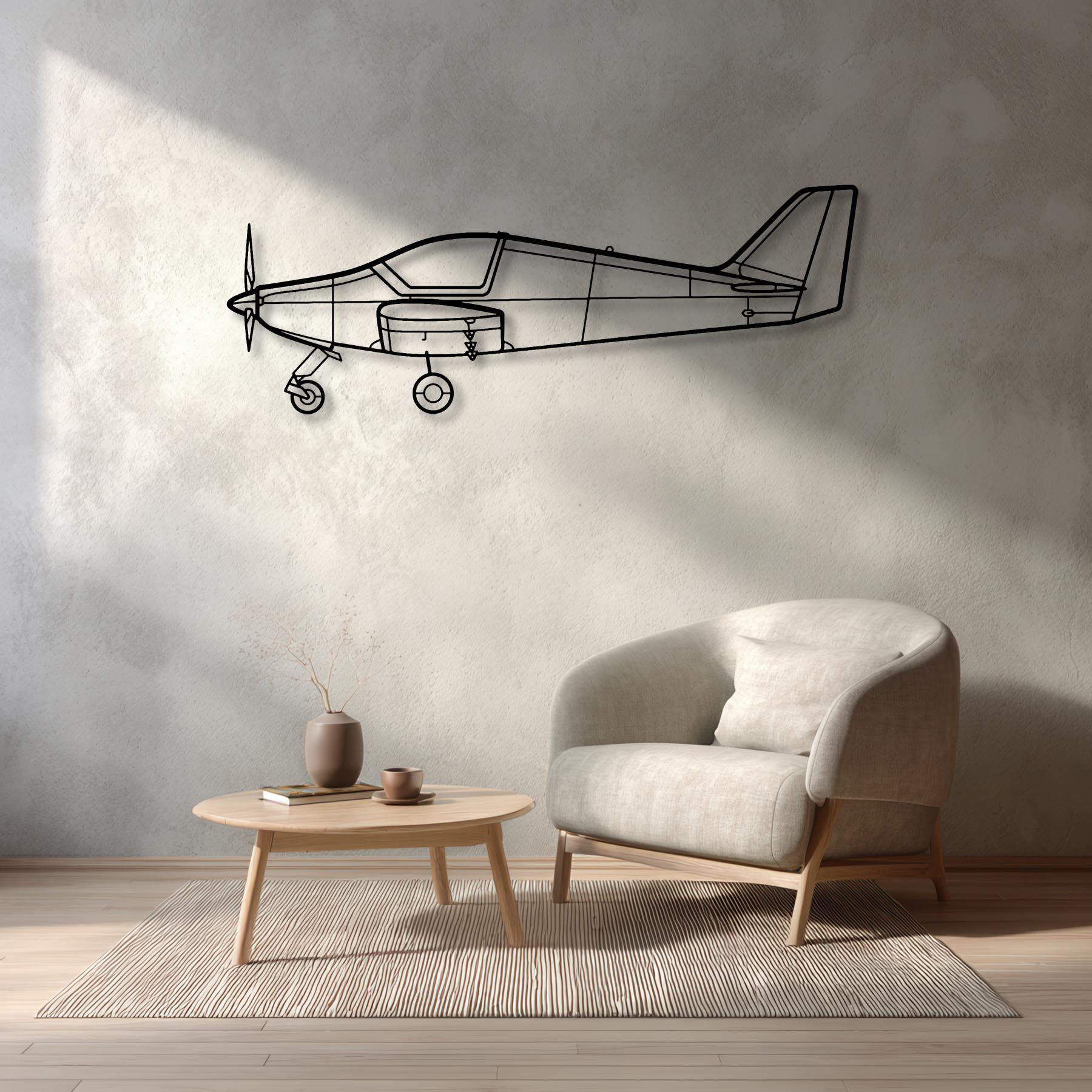 03 Loiret Metal Aircraft Wall Art - NCP0302