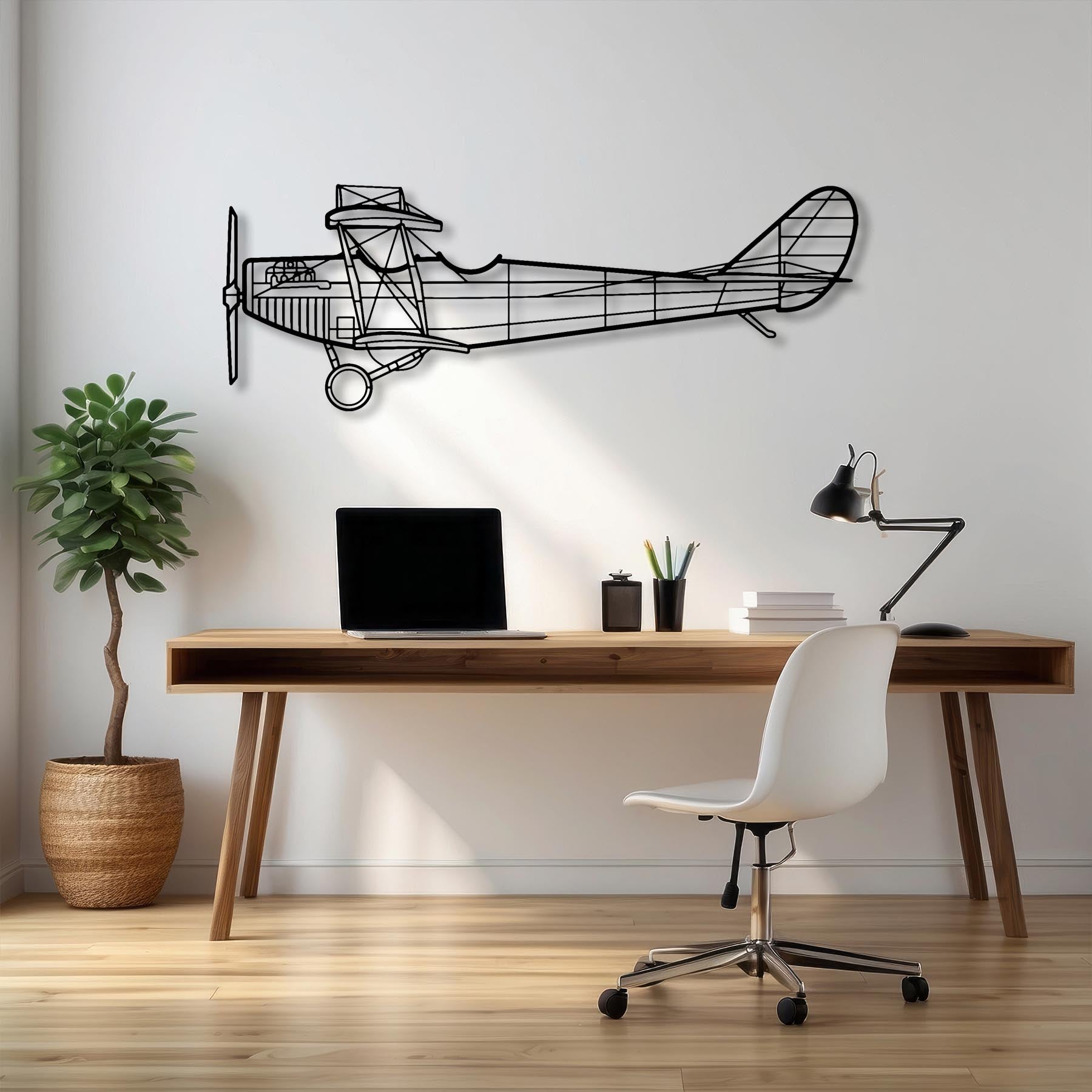Your Custom Aircraft Silhouette Metal Wall Art