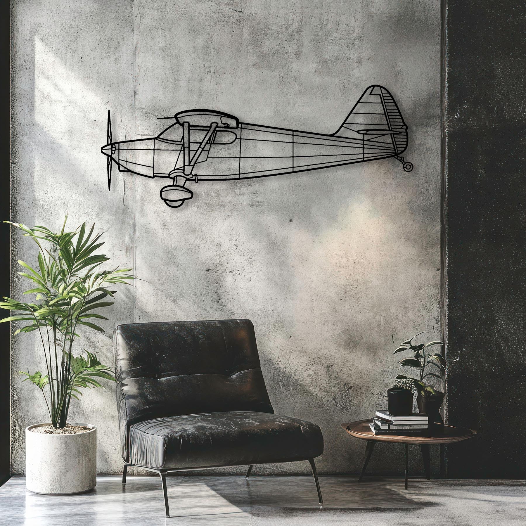 108-2 Metal Aircraft Wall Art - NCP0453