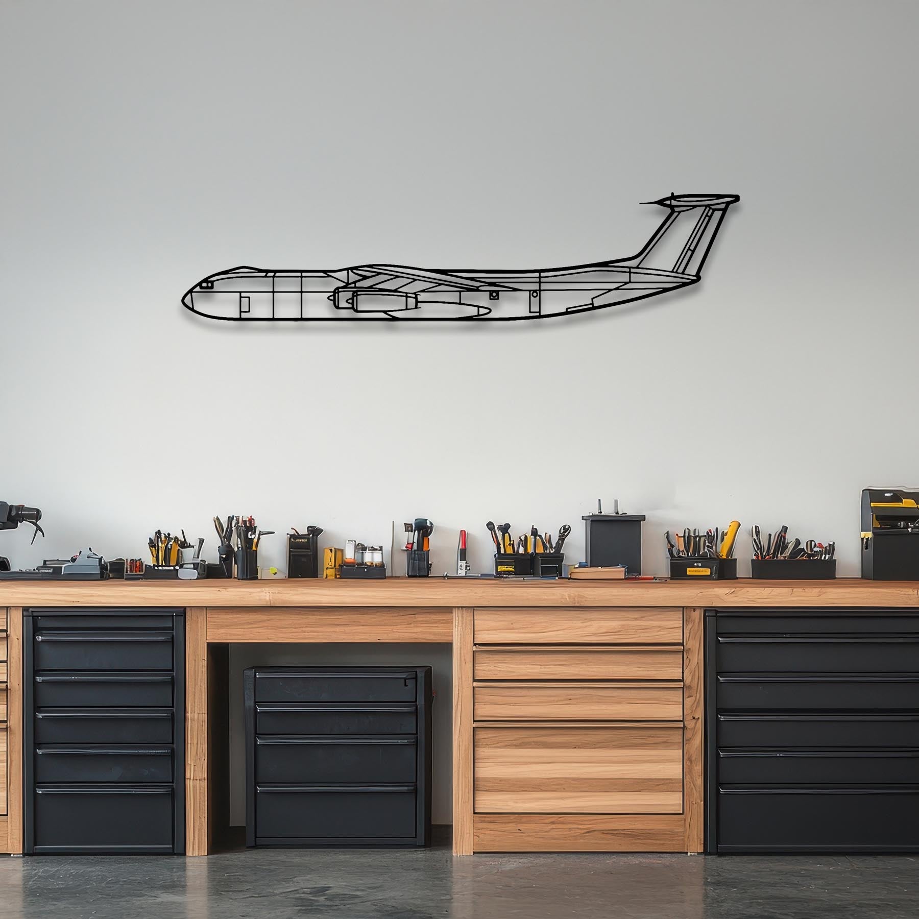 108-2 Metal Aircraft Wall Art - NCP0453