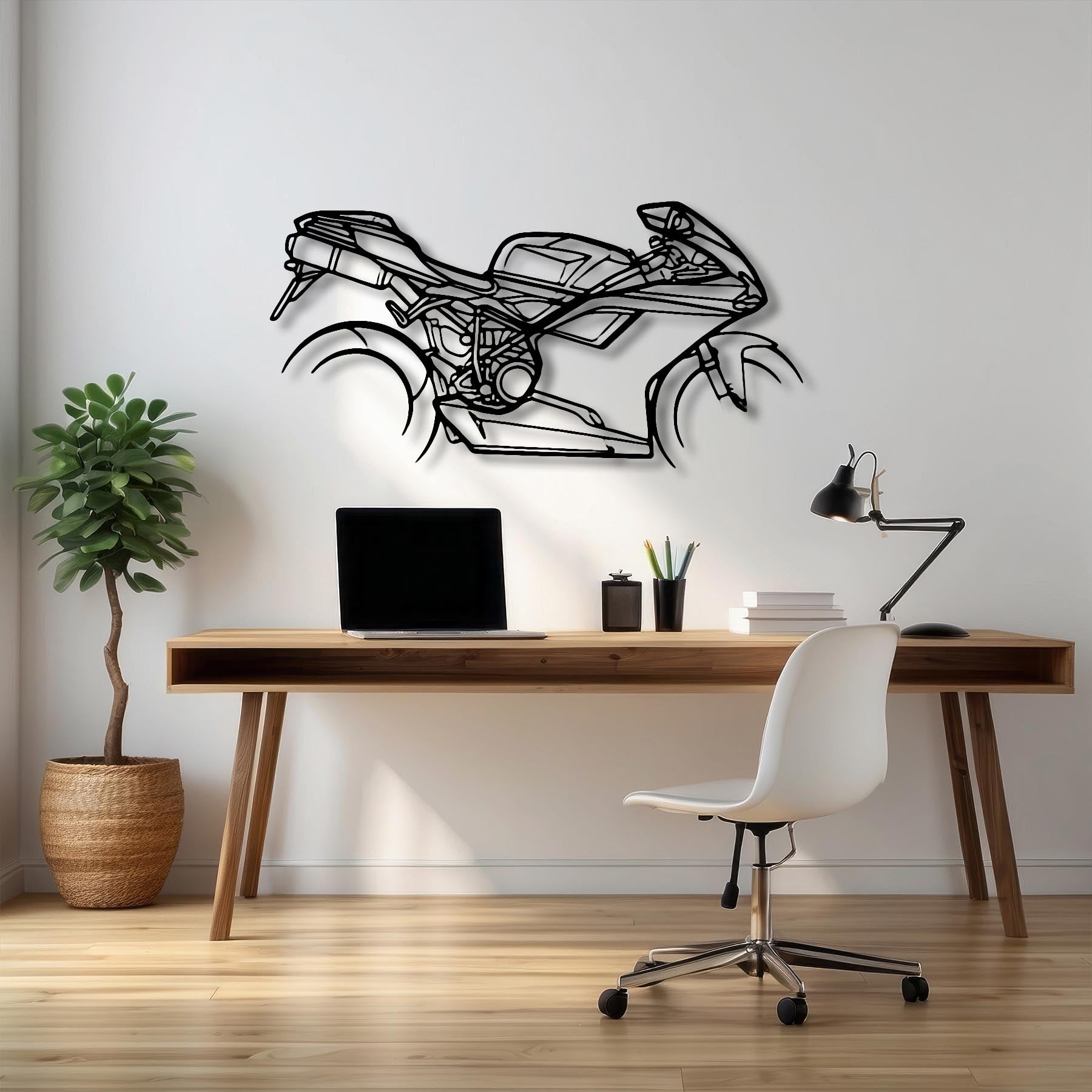 1098 2007 Silhouette Metal Wall Art