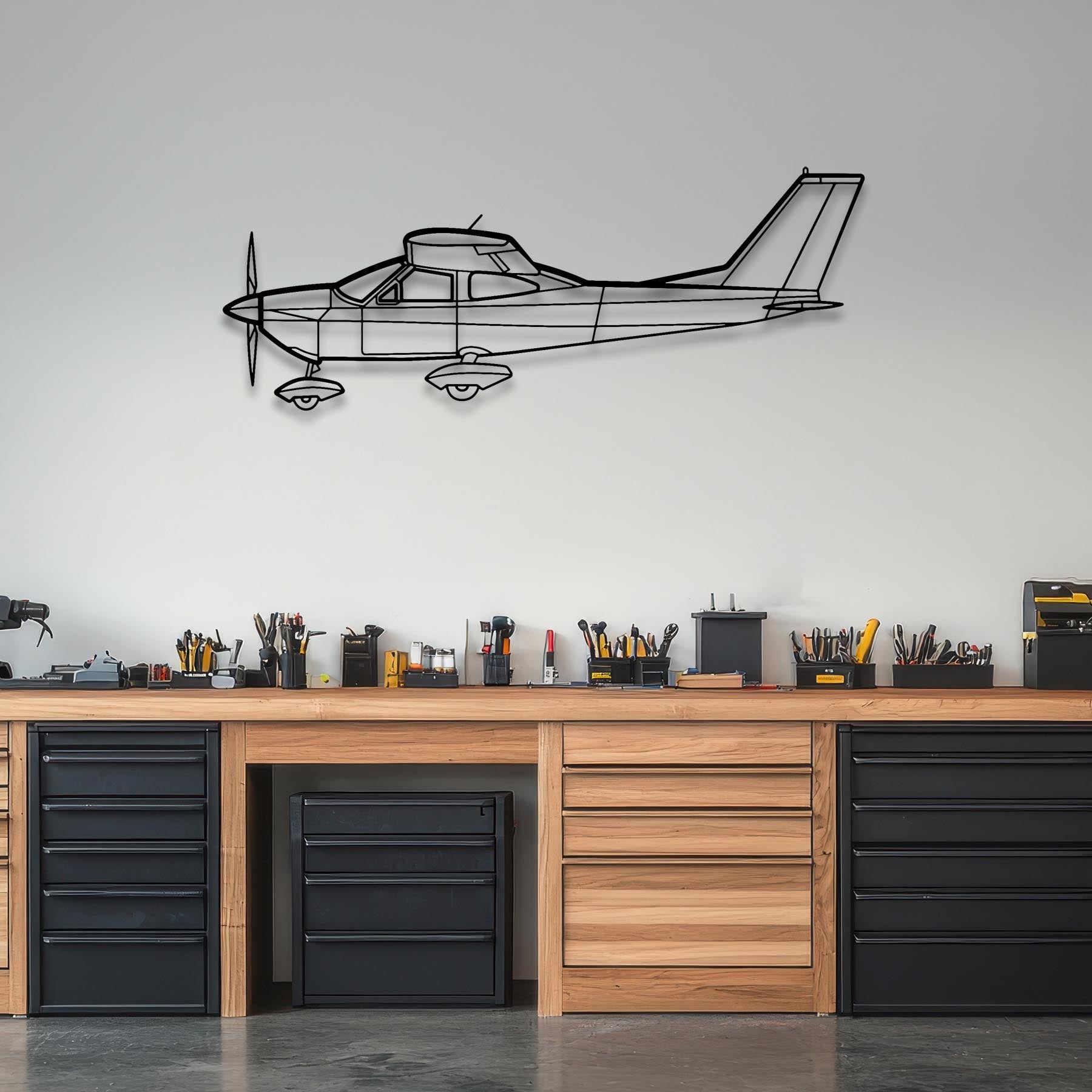 177A Cardinal Metal Aircraft Wall Art - NCP0354