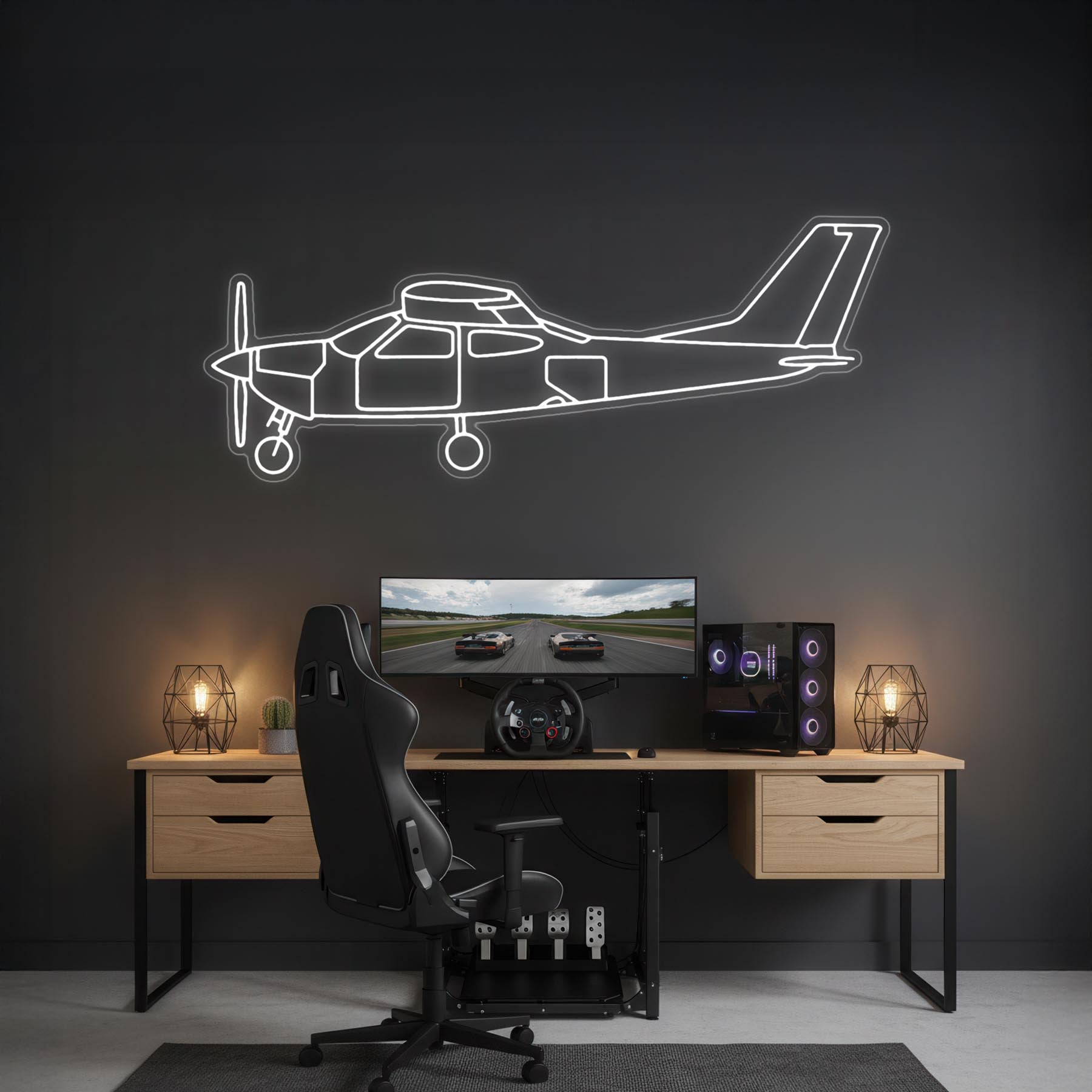 177 RG 1976 Neon Silhouette