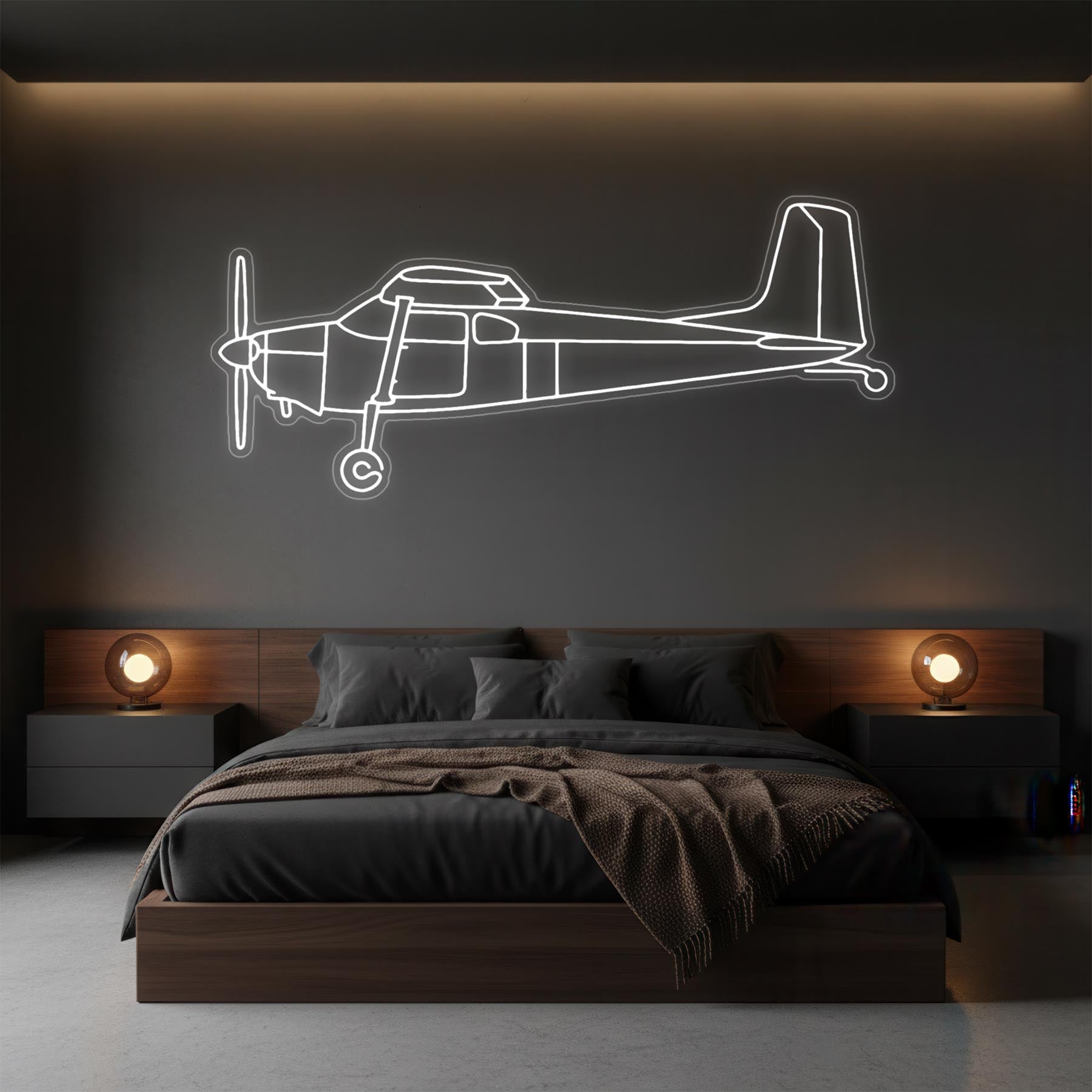 180B 1959 Neon Silhouette