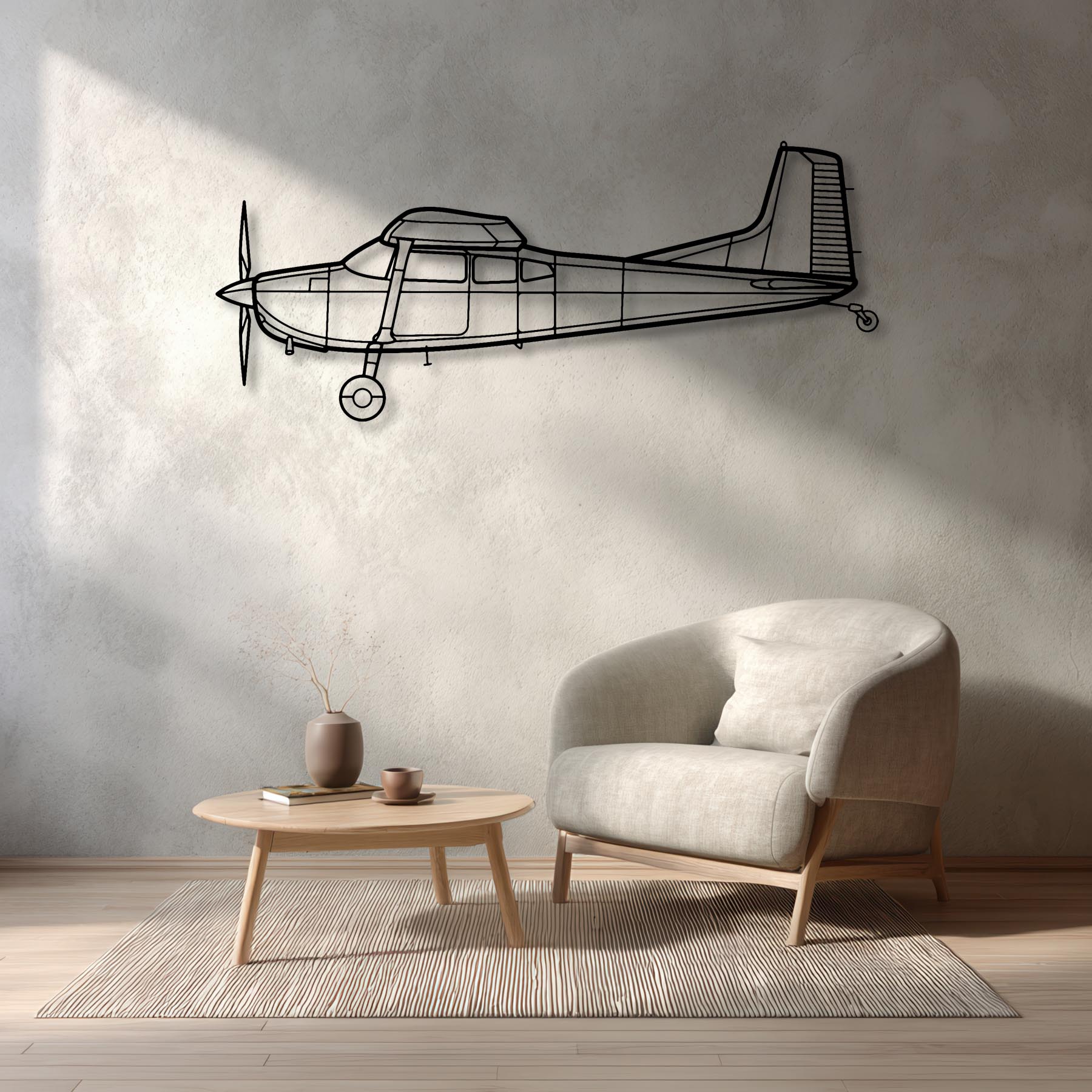 180K Metal Aircraft Wall Art - NCP0153