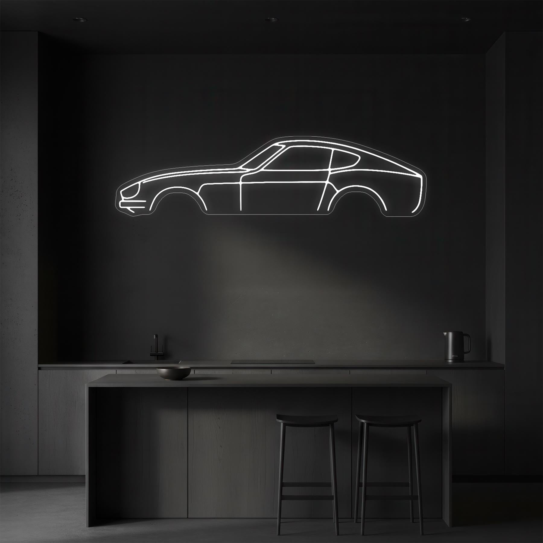 260Z 1974 Neon Silhouette