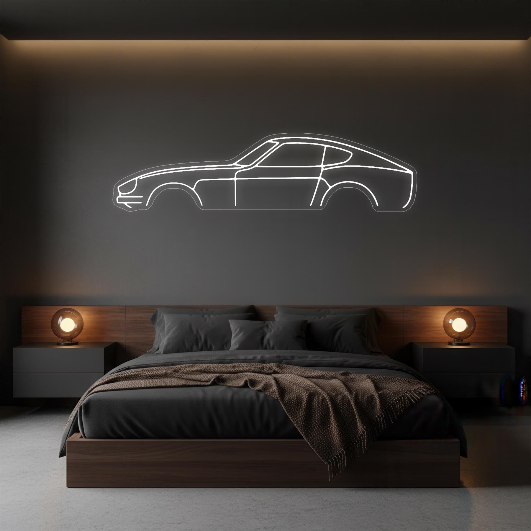 260Z 1974 Neon Silhouette