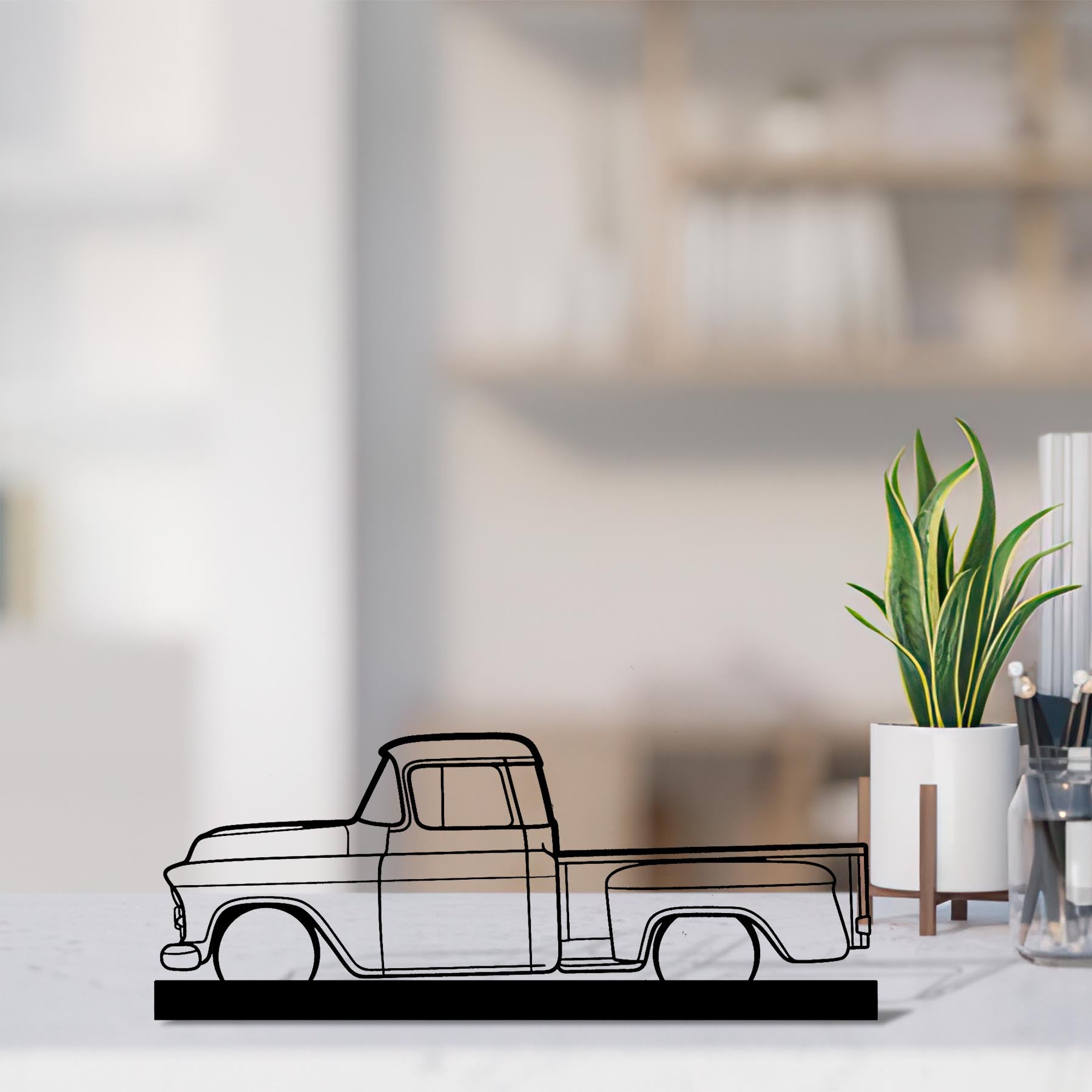 3100 1957 Silhouette Metal Art Stand