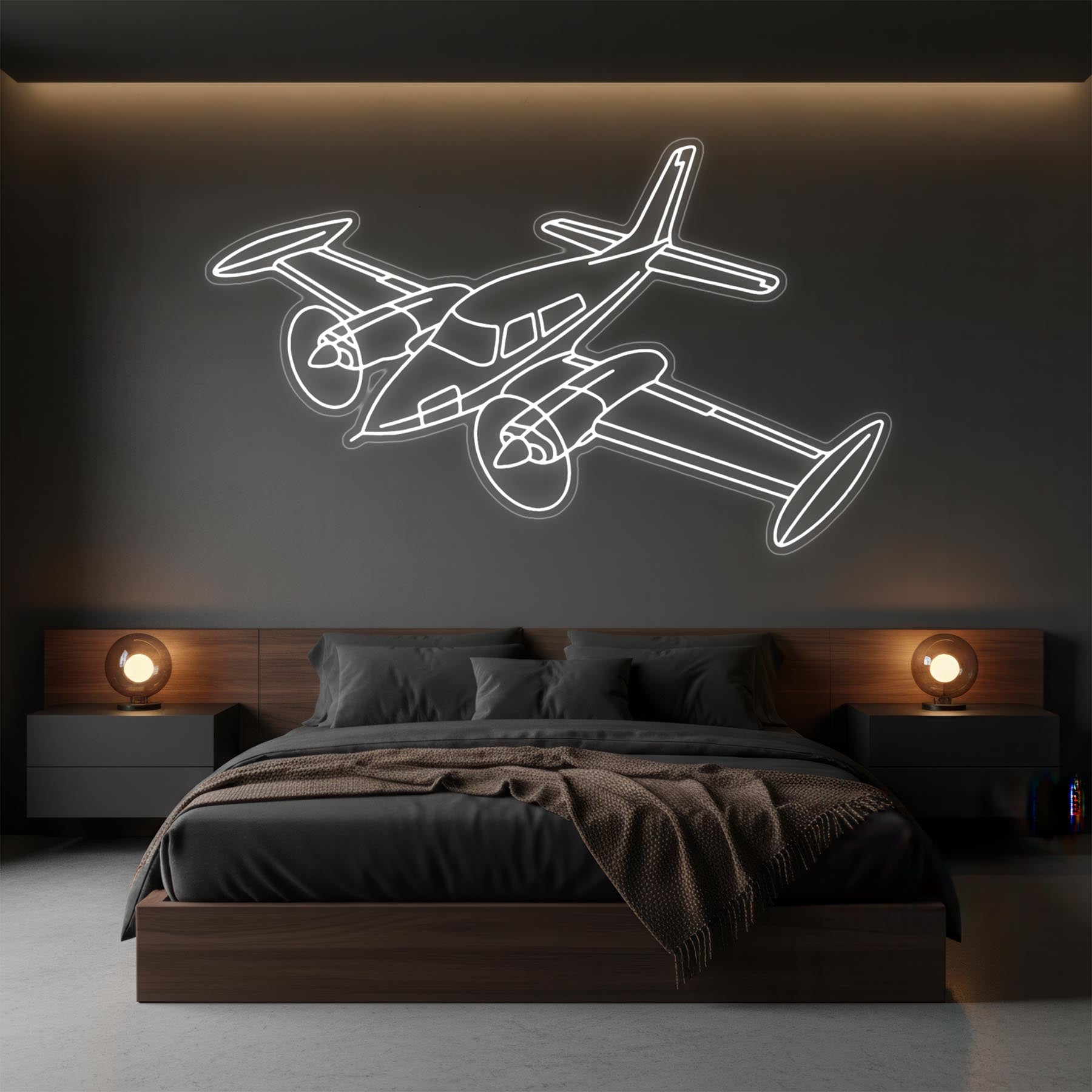 310K 1966 Angle Neon Silhouette