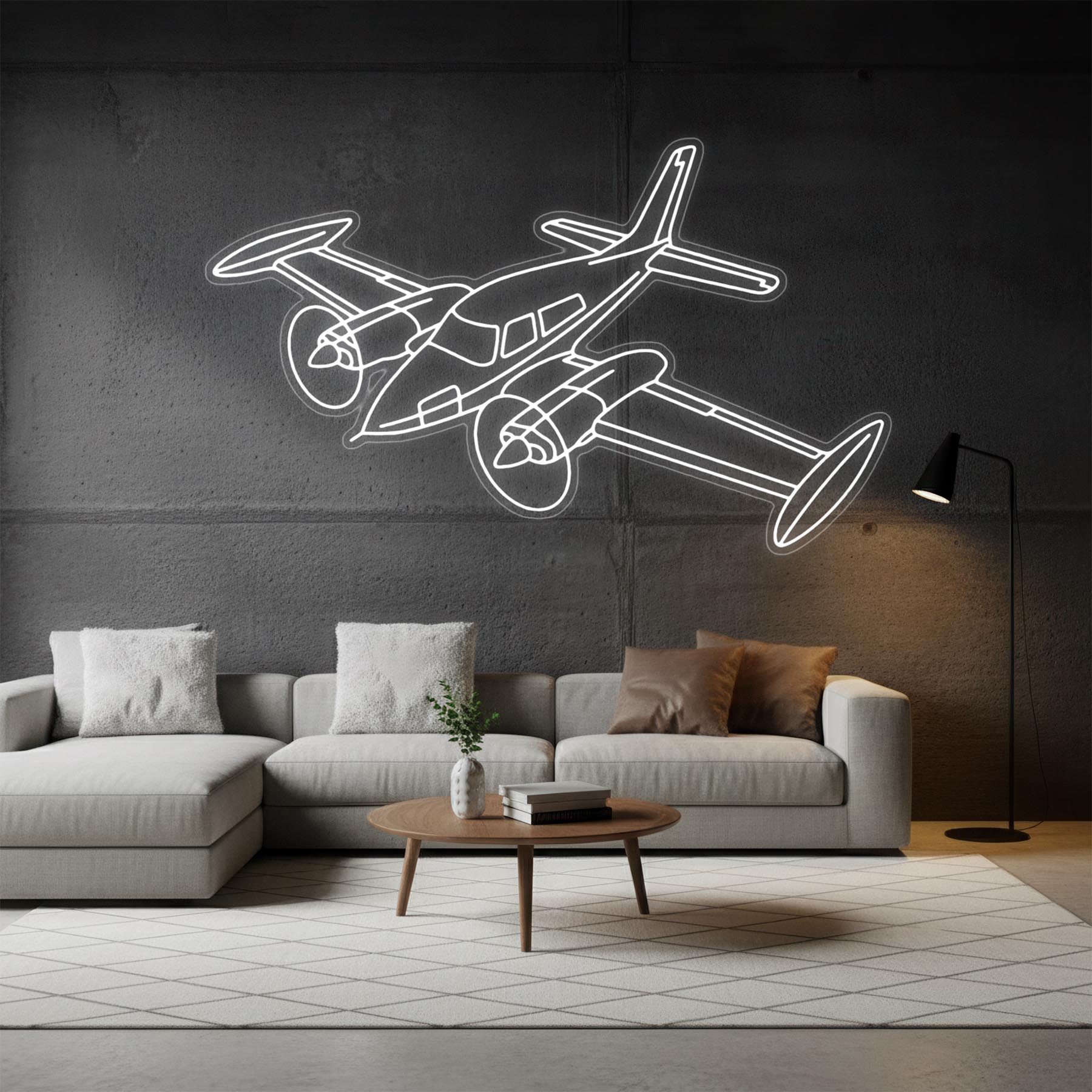 310K 1966 Angle Neon Silhouette