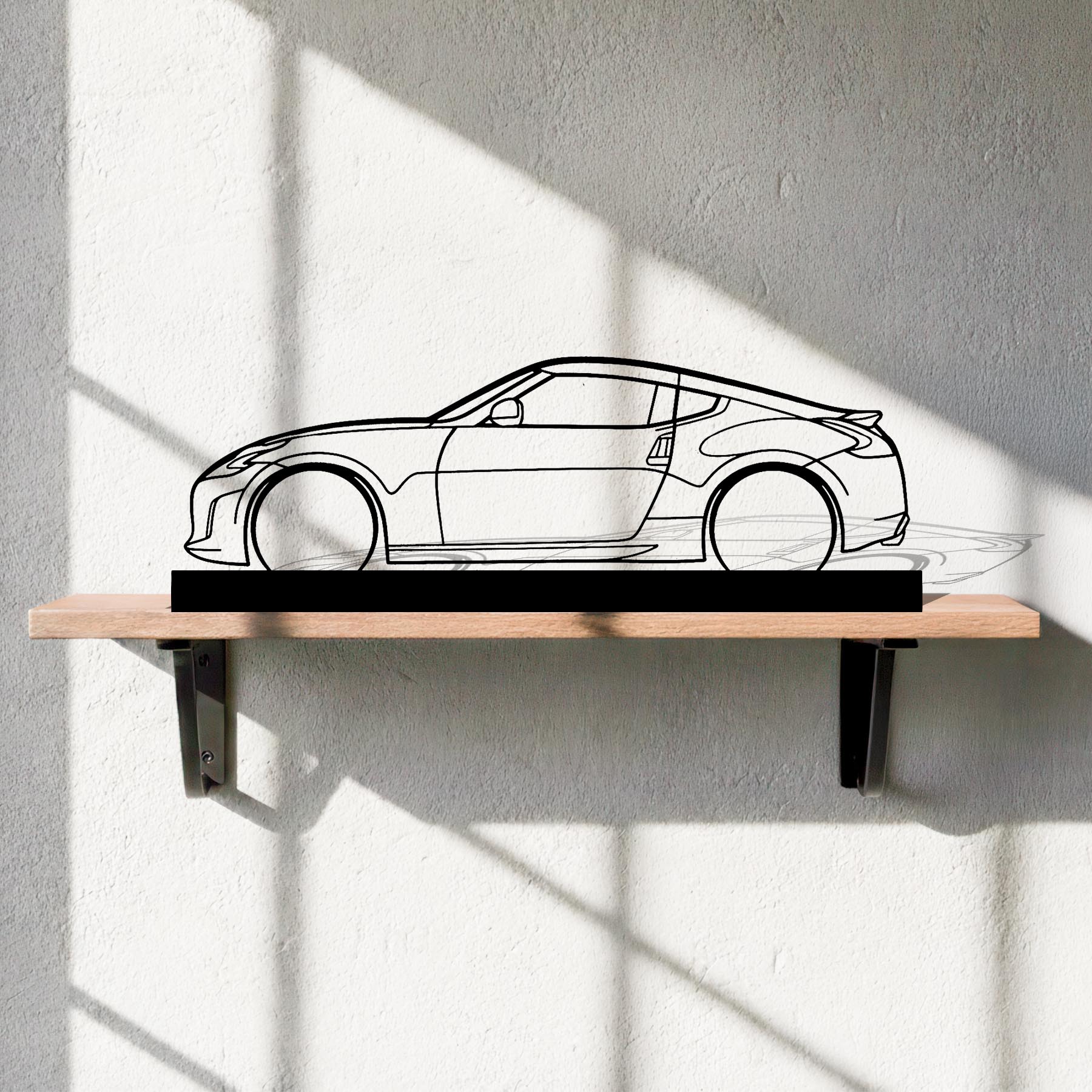 370Z Silhouette Metal Art Stand