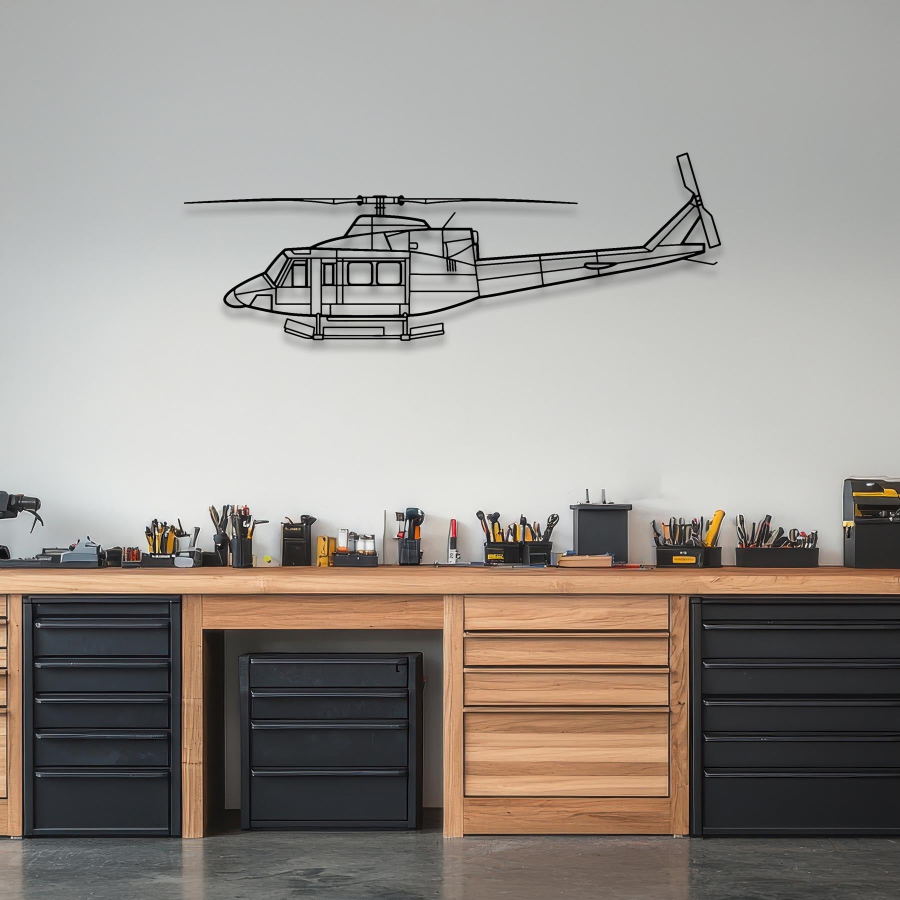 412 Metal Aircraft Wall Art - NCP0456