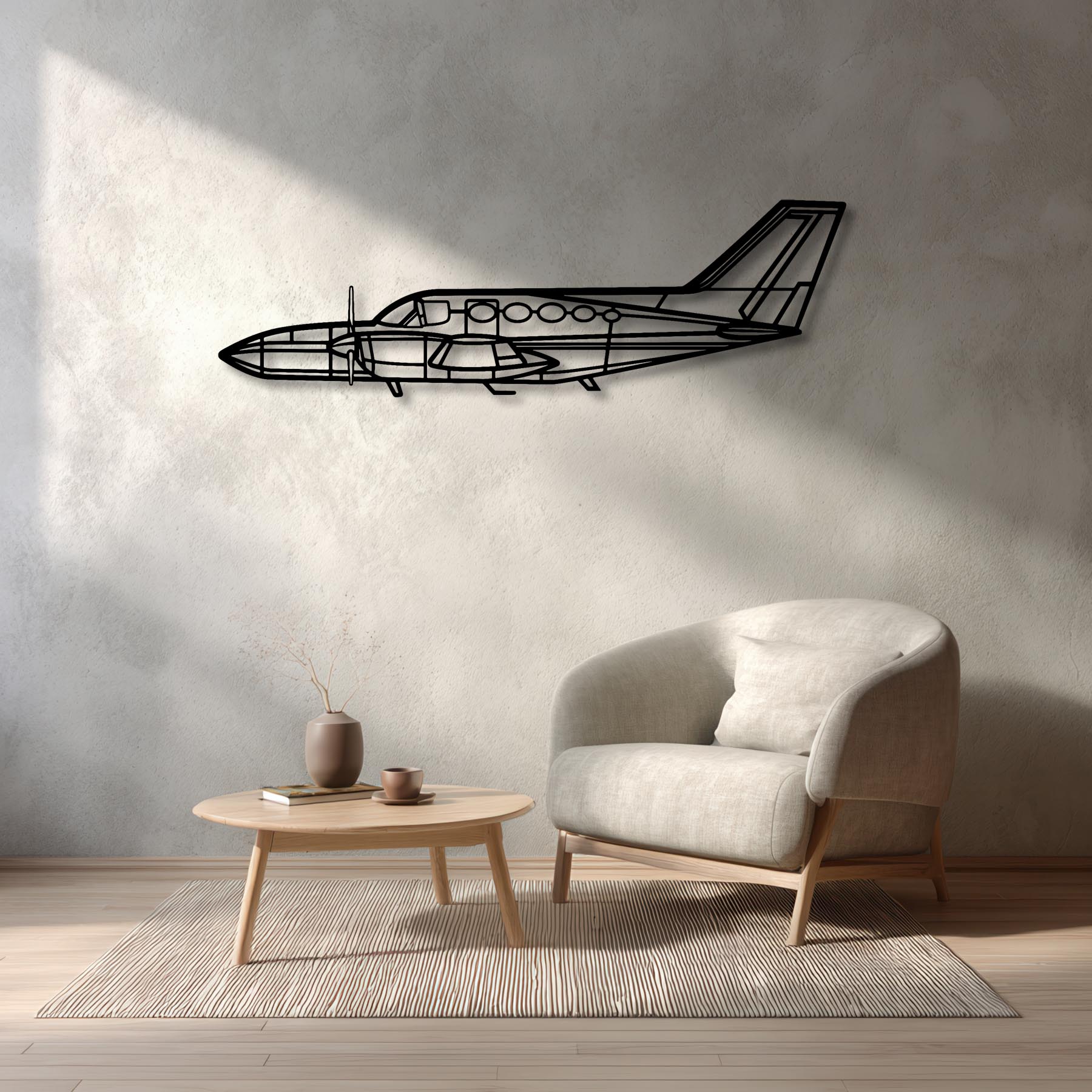 421 Metal Aircraft Wall Art - NCP0505
