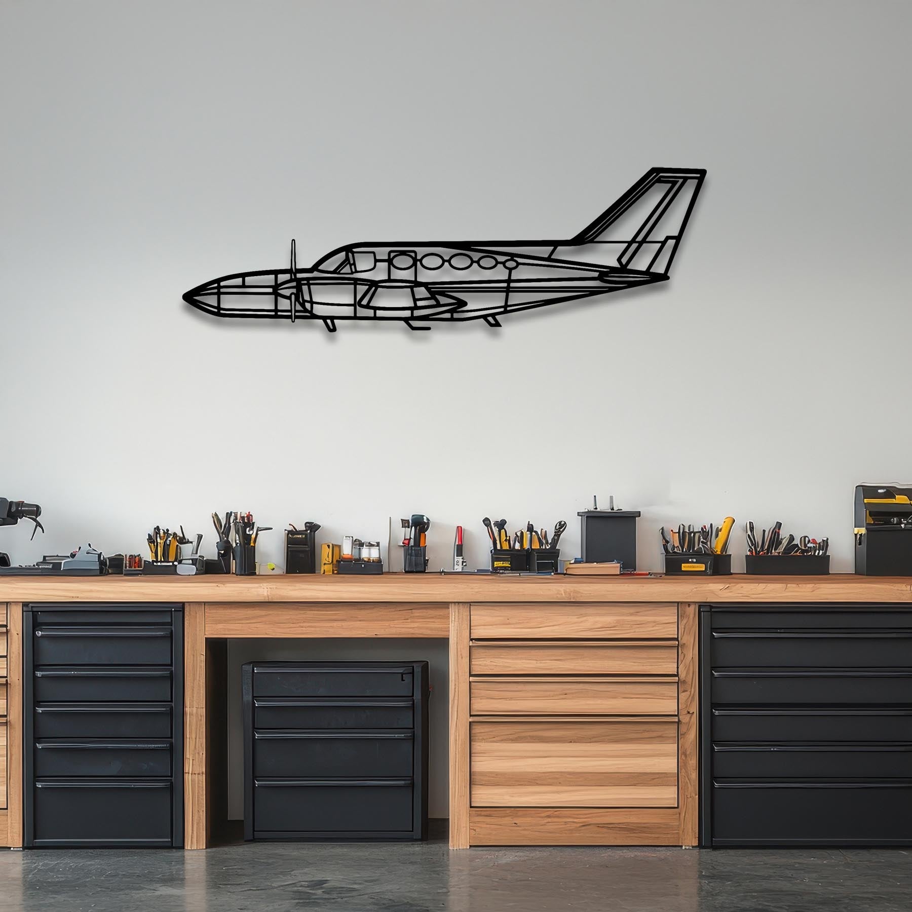 421 Metal Aircraft Wall Art - NCP0505