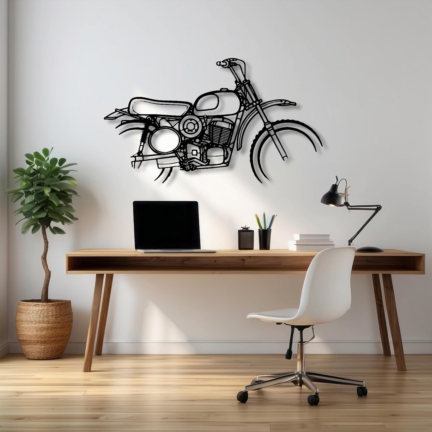 450 1972 Silhouette Metal Wall Art