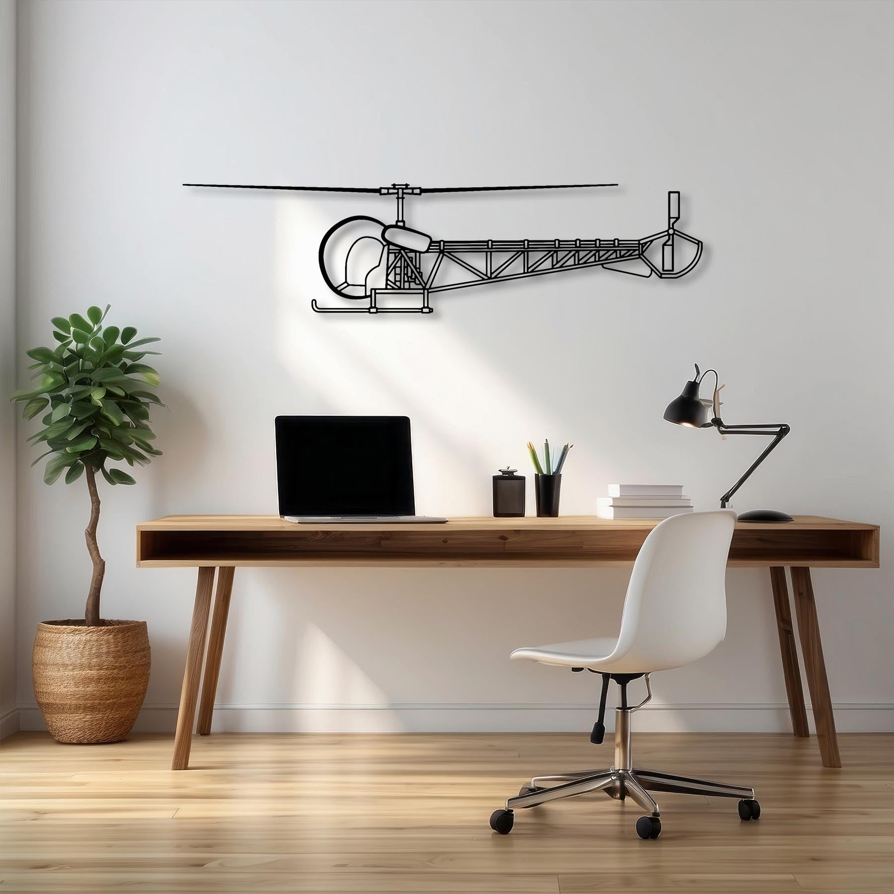 47 Metal Aircraft Wall Art - NCP0352