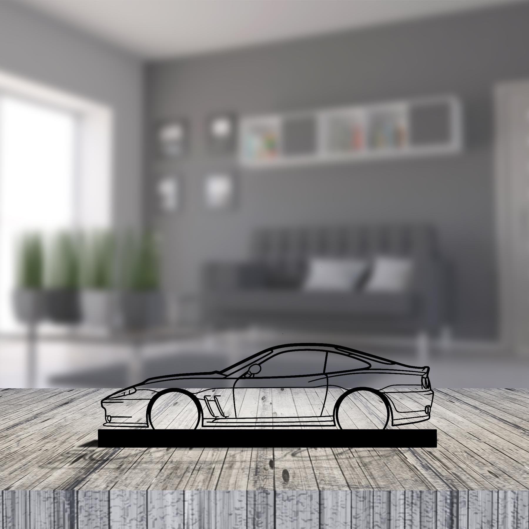 550 Maranello Silhouette Metal Art Stand