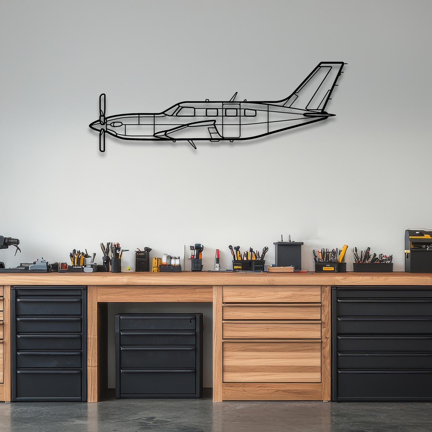 600M SLS Metal Aircraft Wall Art - NCP0159