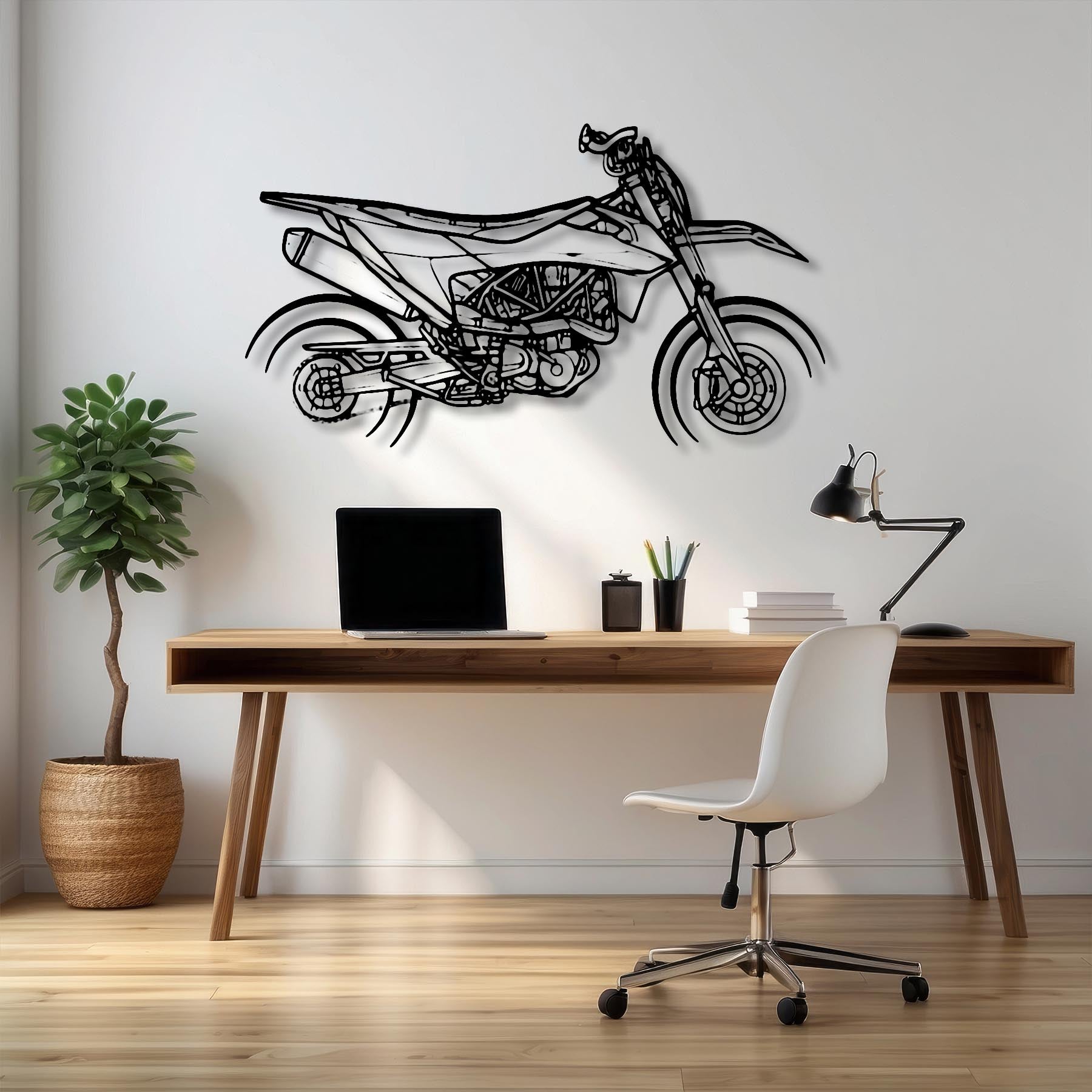 690 SMC R 2020 Silhouette Metal Wall Art