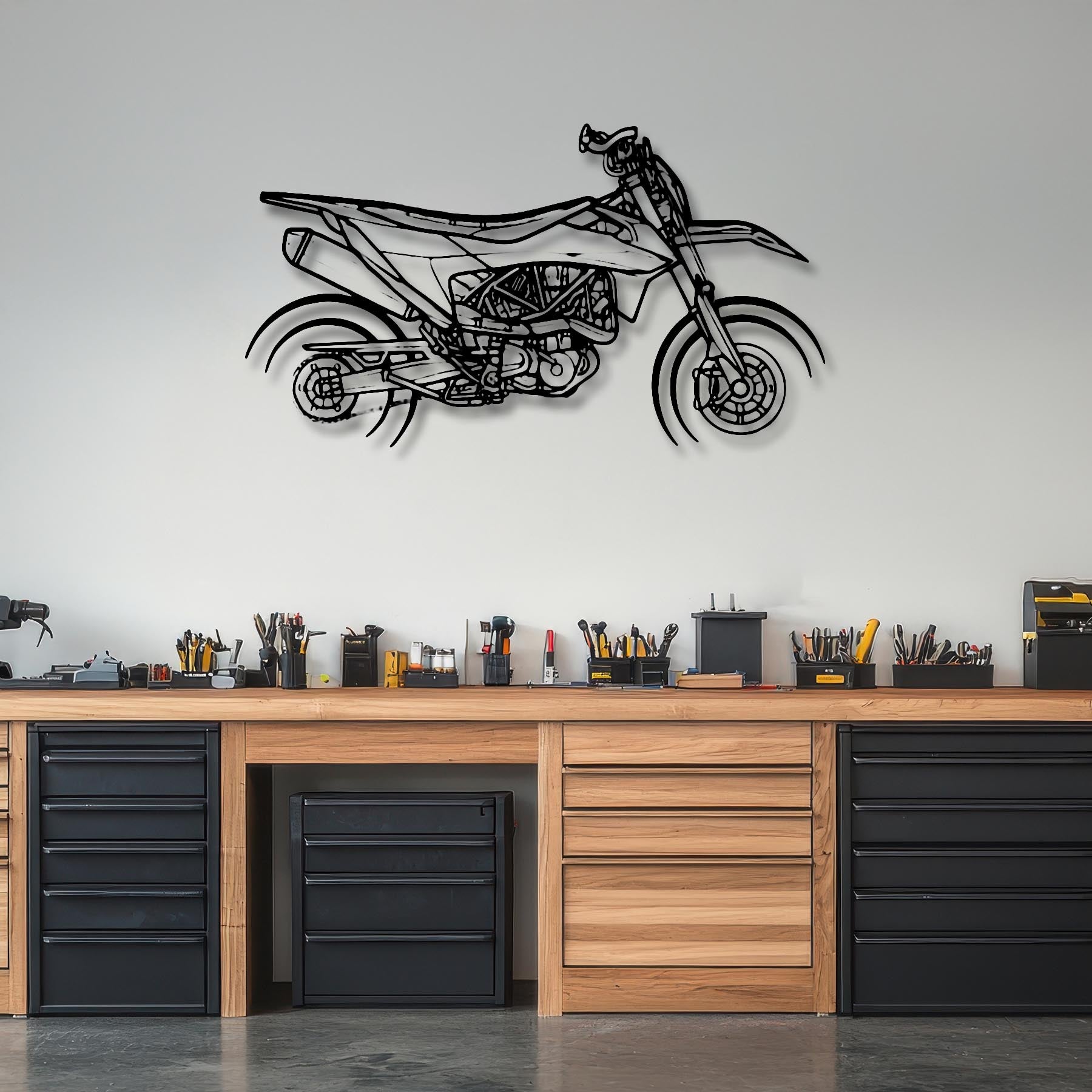 690 SMC R 2020 Silhouette Metal Wall Art