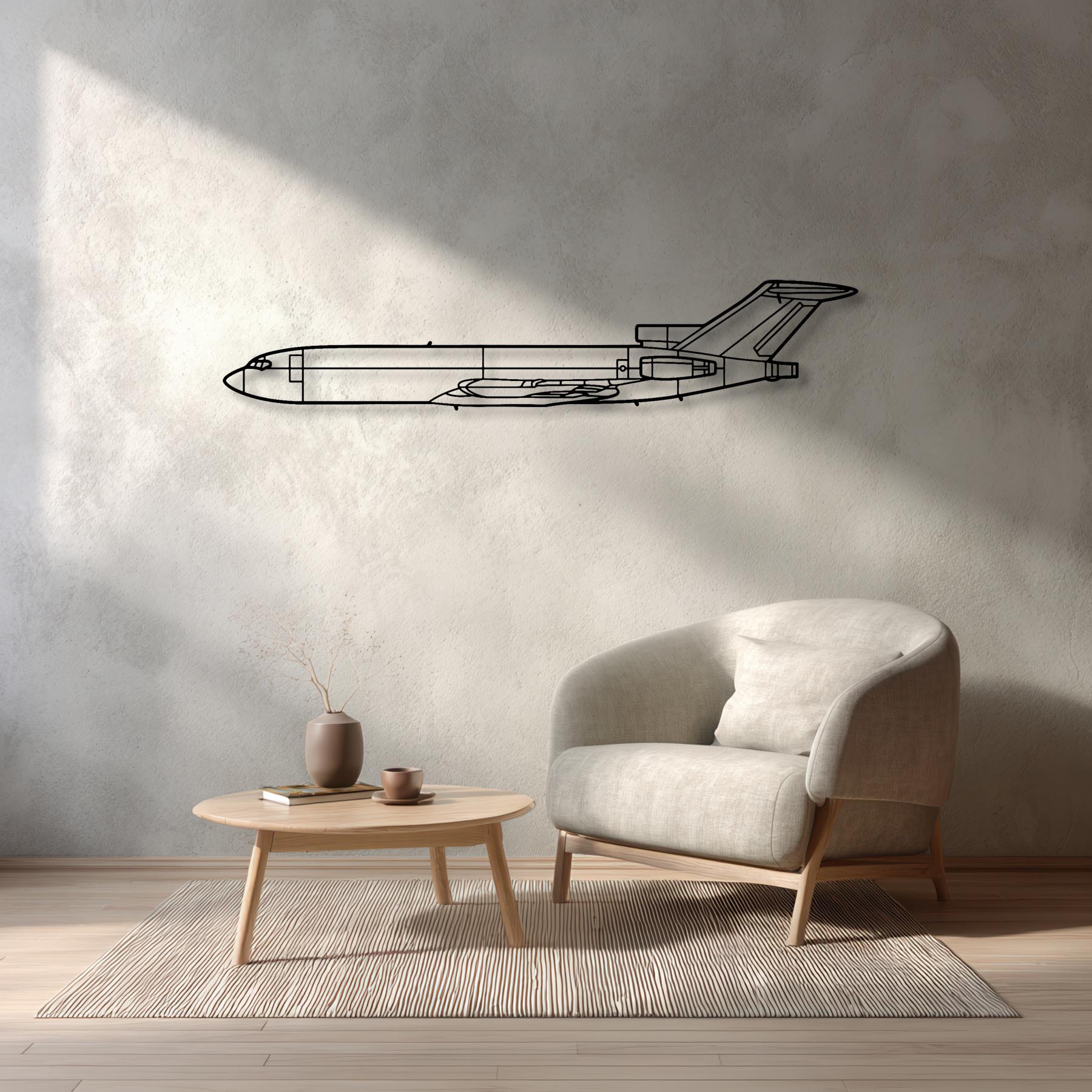 727-200F Metal Aircraft Wall Art - NCP0458