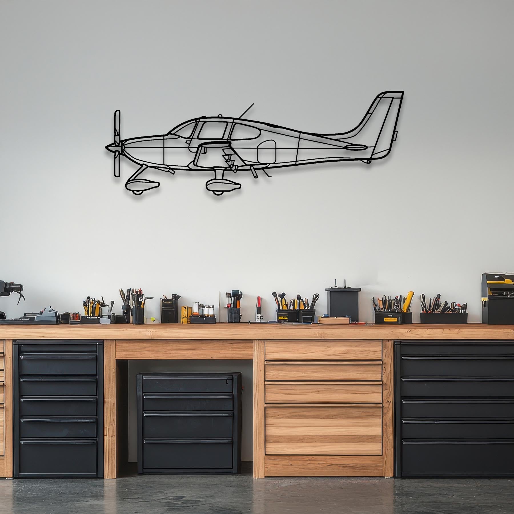 727 Metal Aircraft Wall Art - NCP0005