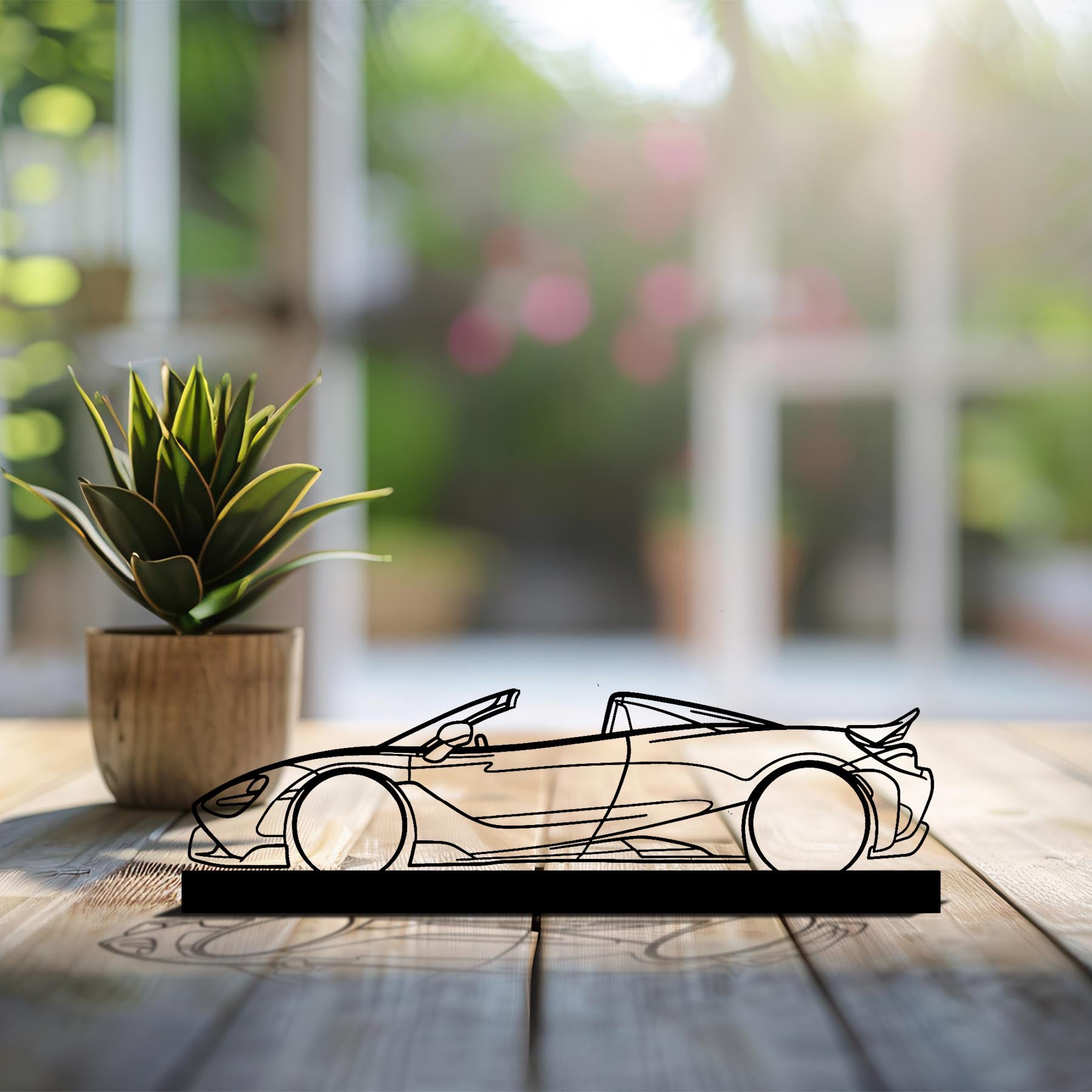 765 LT Silhouette Metal Art Stand