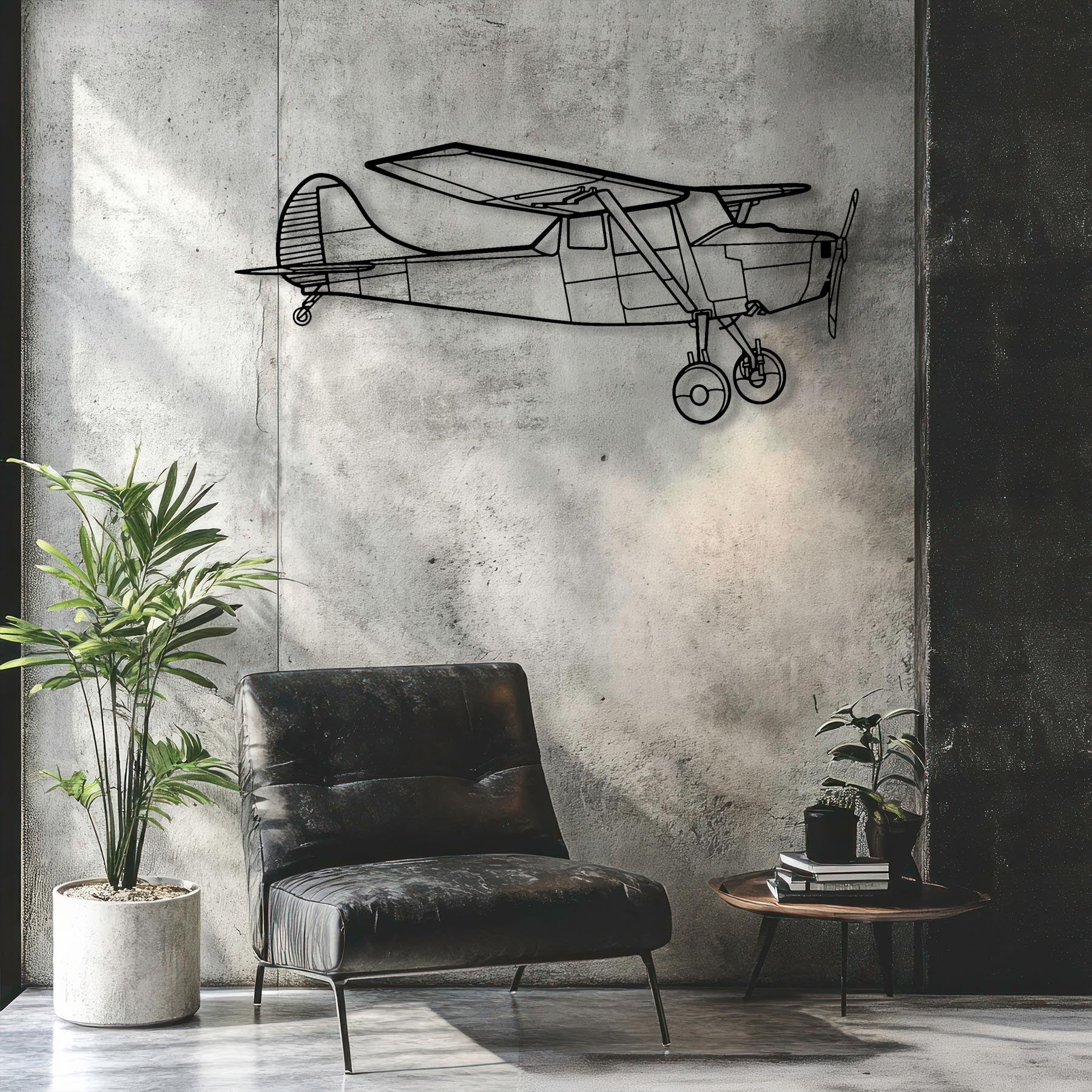 787 Angle Metal Aircraft Wall Art - NCP0013