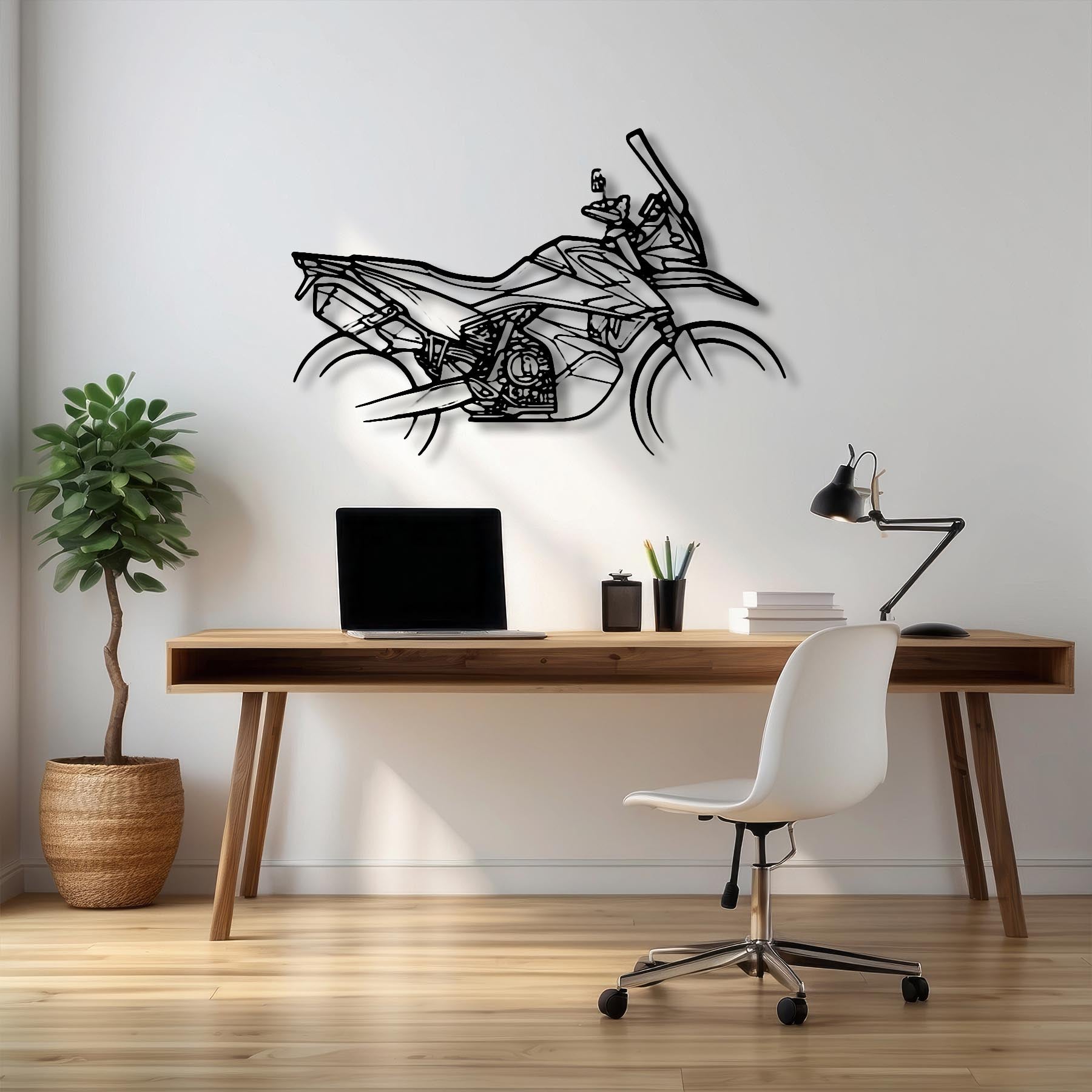 790 Adventure S 2019 Silhouette Metal Wall Art