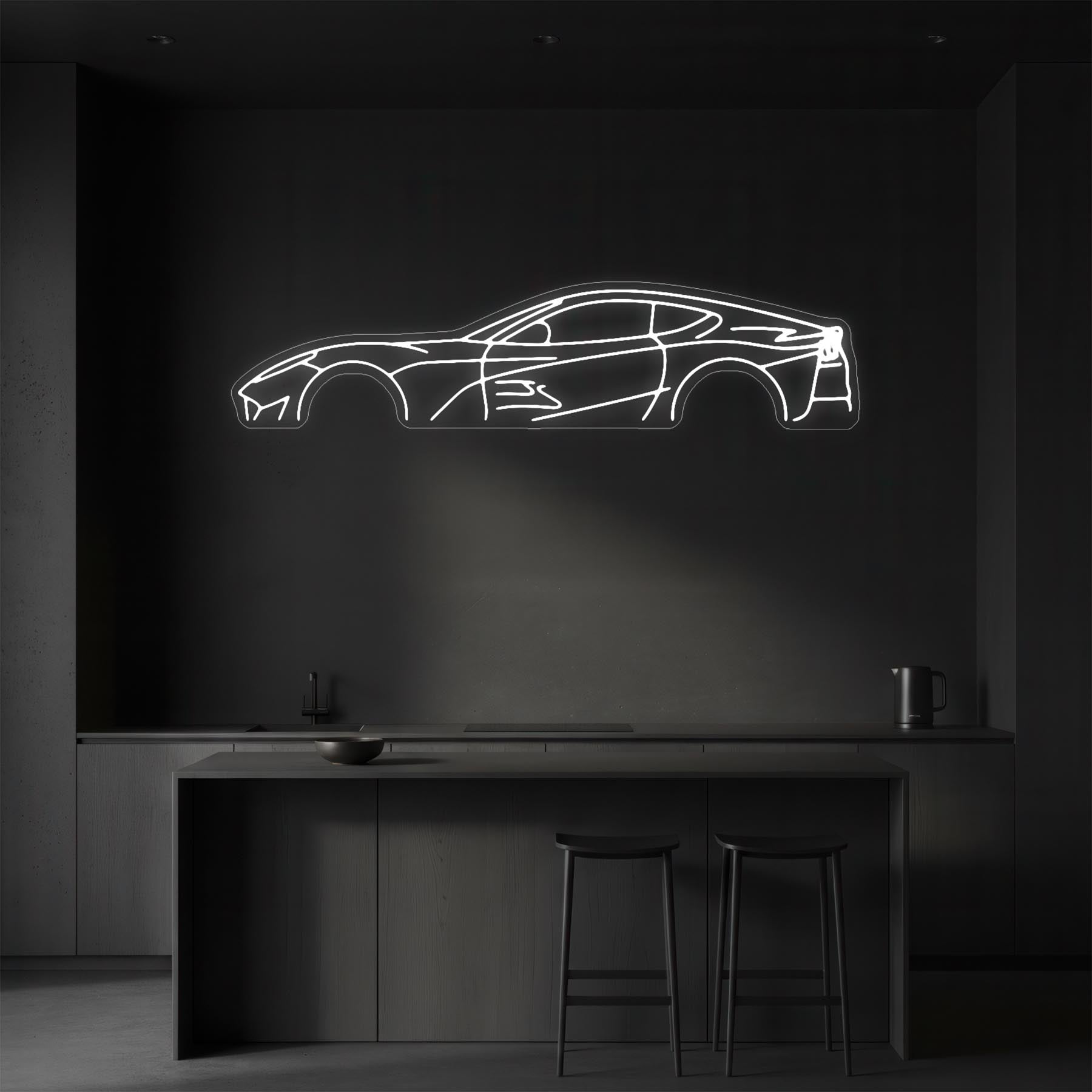 812 Superfast Neon Silhouette